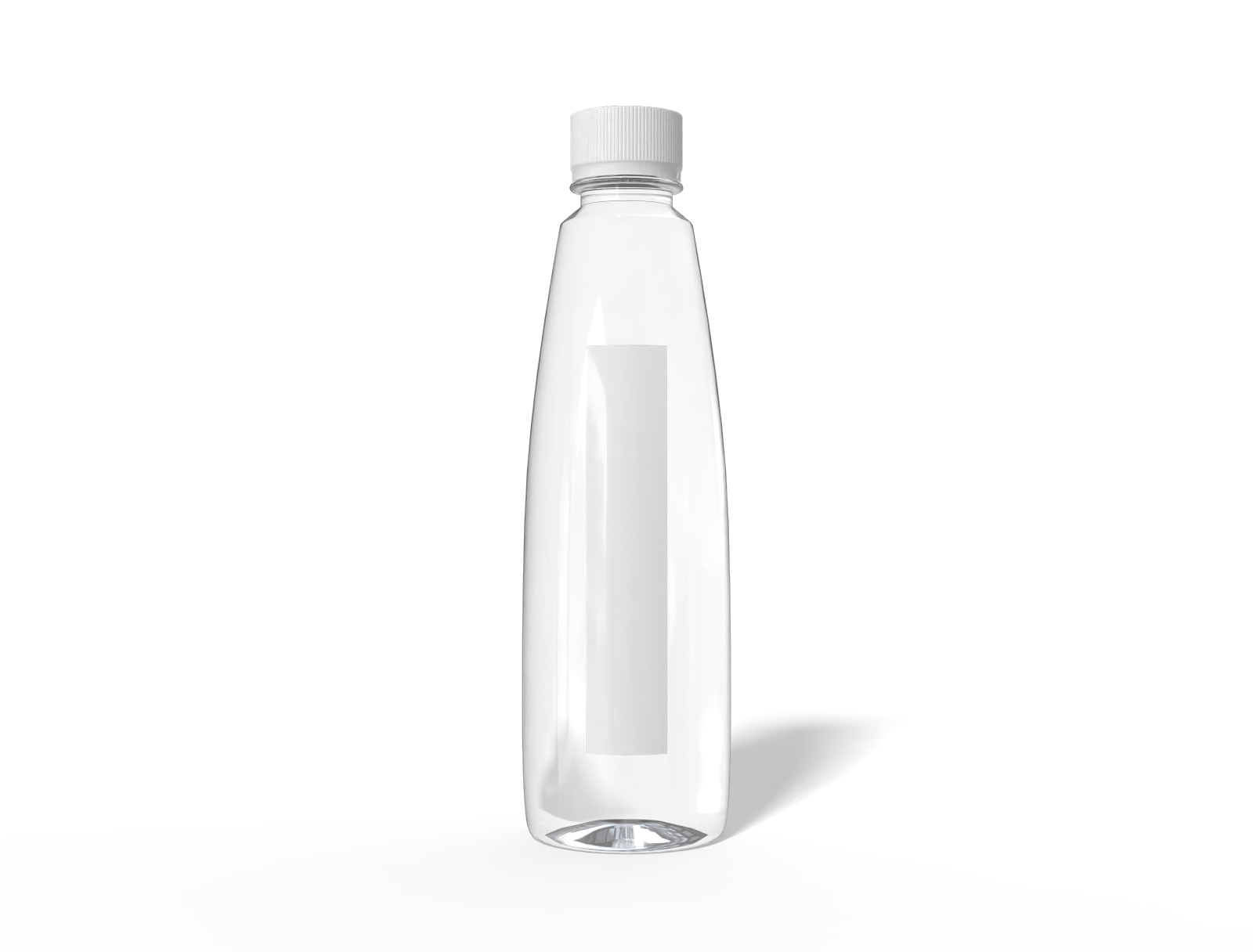 Bottles plastic product label — Glossy plastic