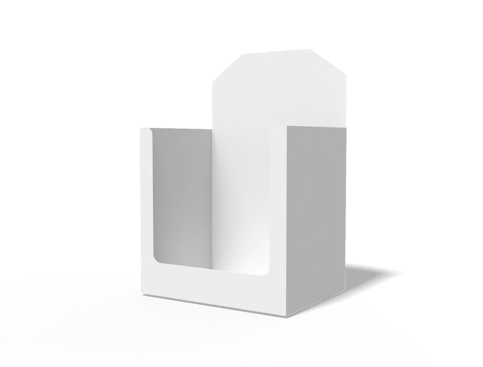 POS display box — White paperboard