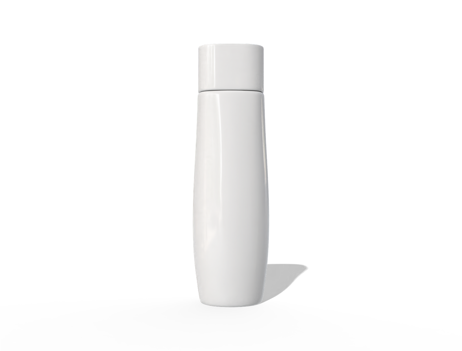 Yogurt bottles product label makeup — Glossy plastic