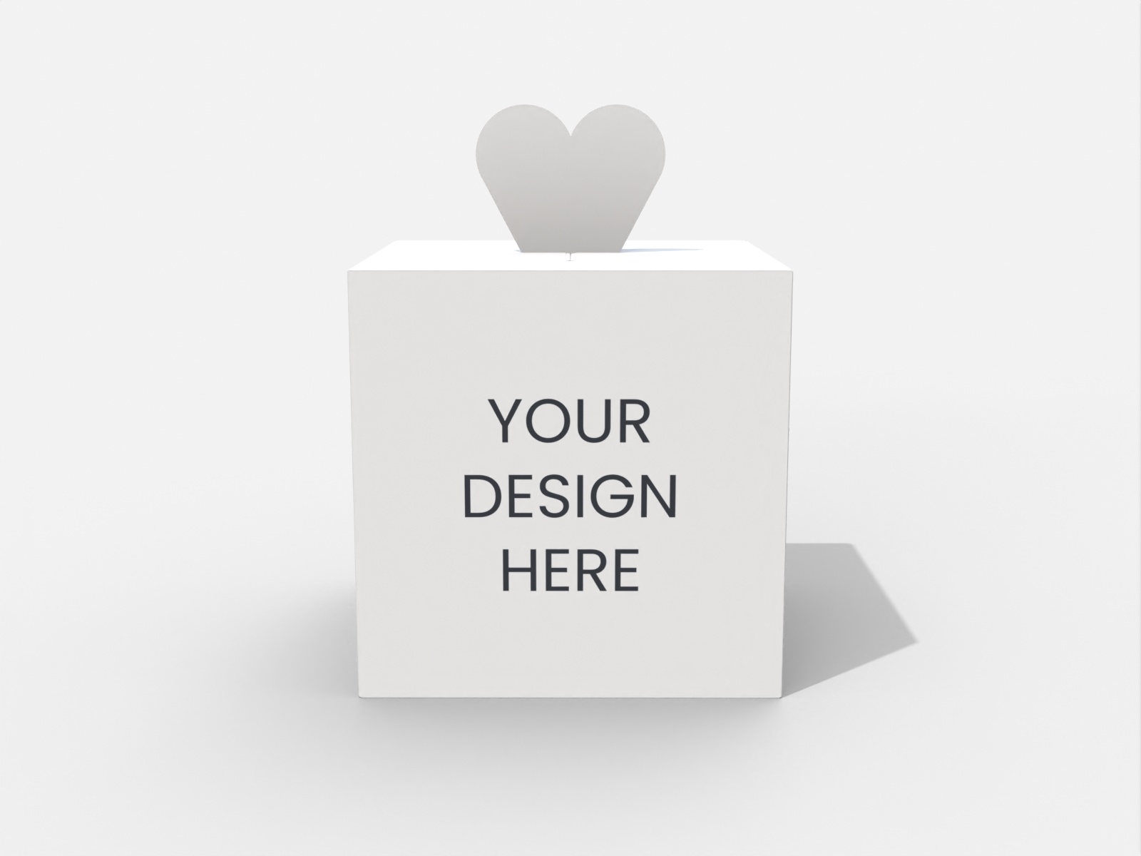 Gift box packaging — White paperboard