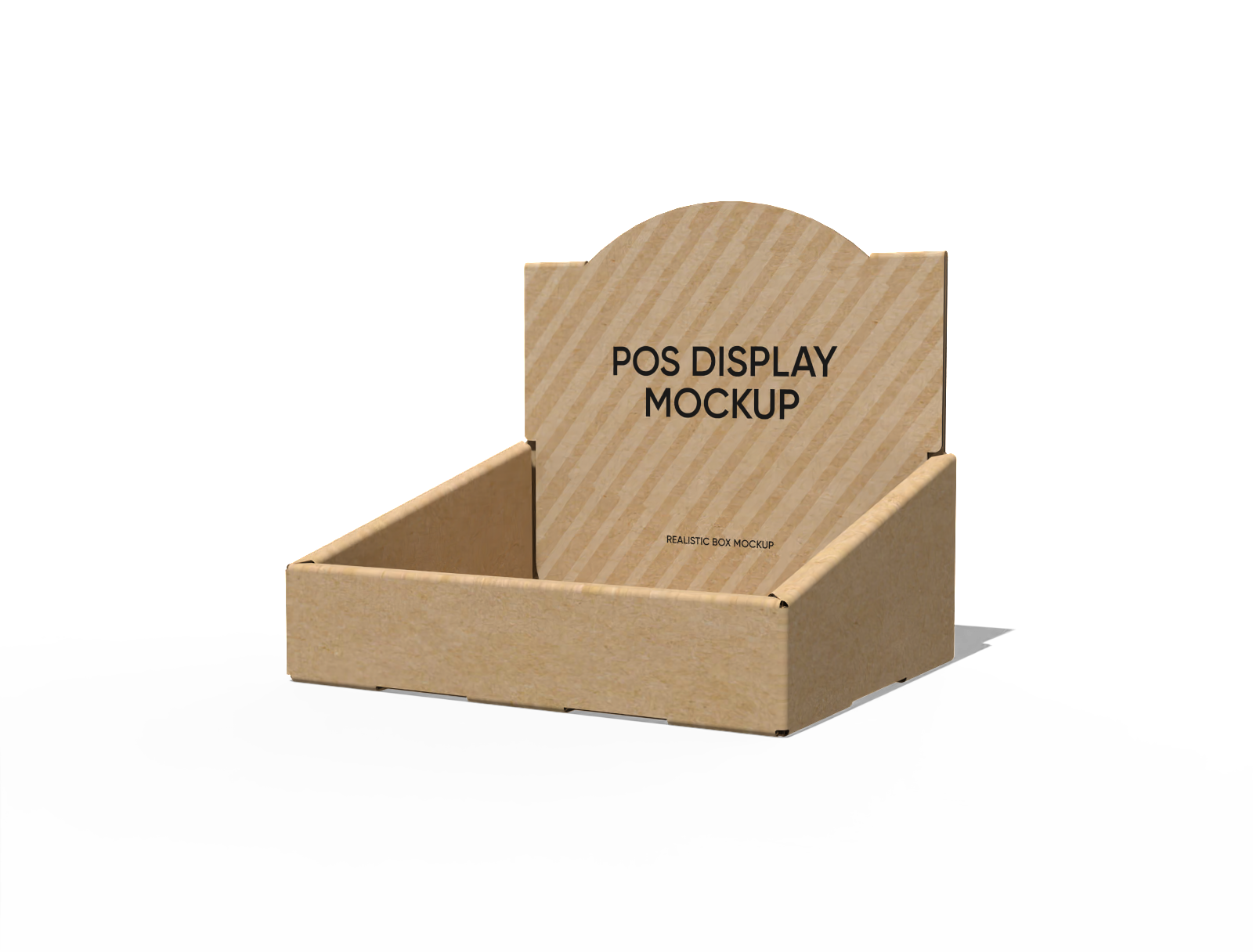Maqueta de caja expositor POS — Corrugated board