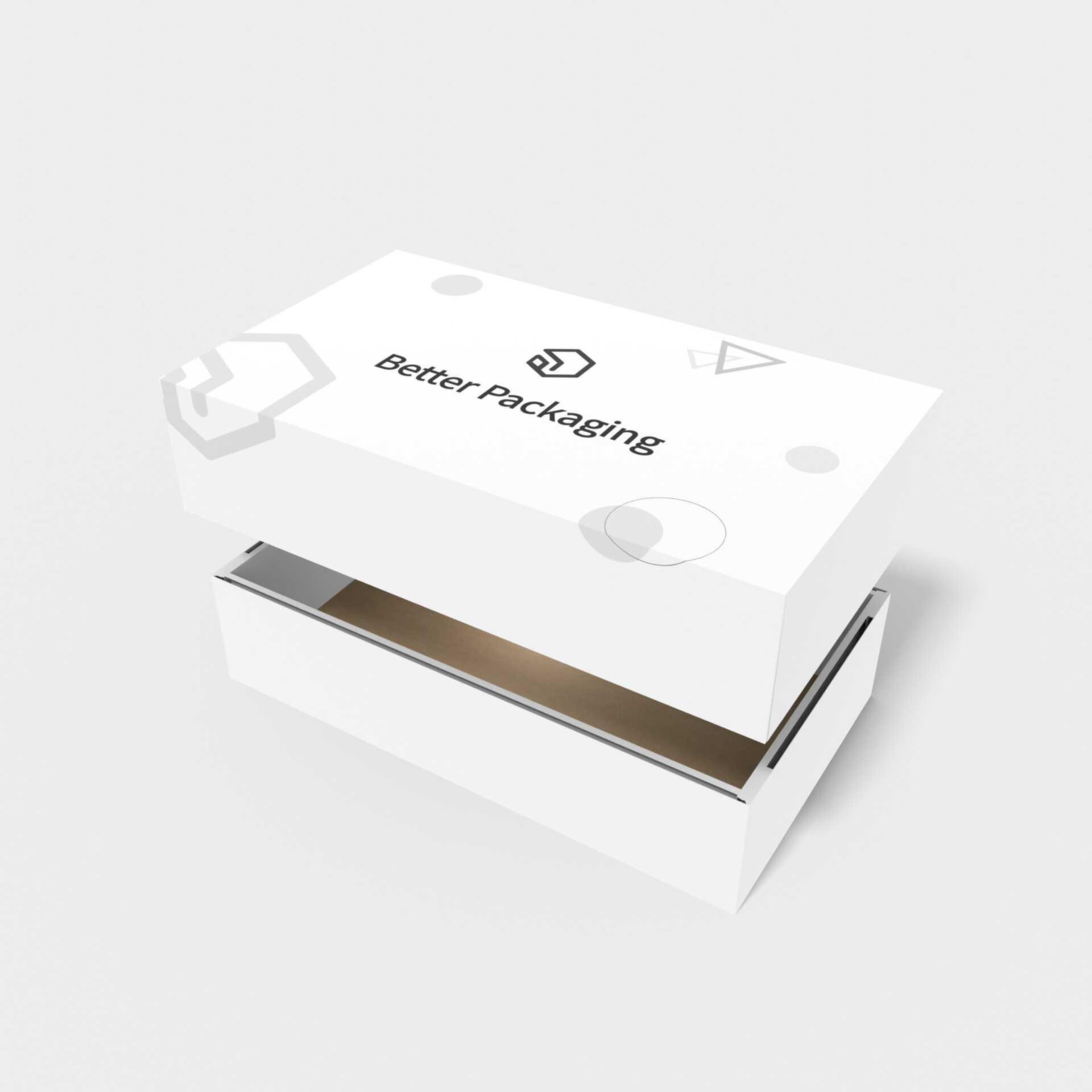 Box with lid luxury box rigid box — White paperboard