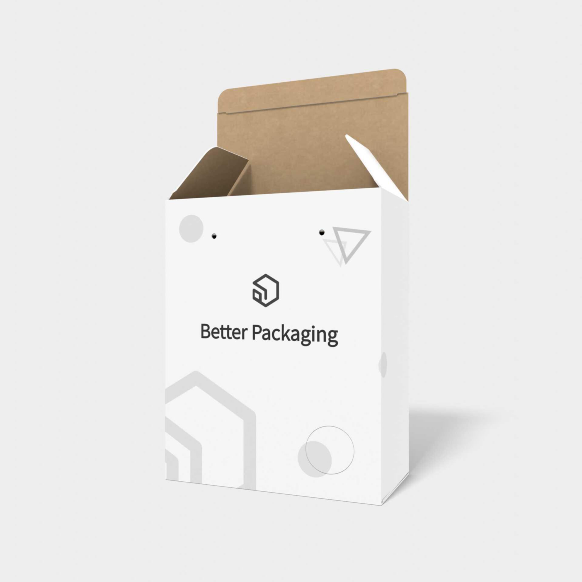 Tuck end box variations inserts security buckles — Corrugated board