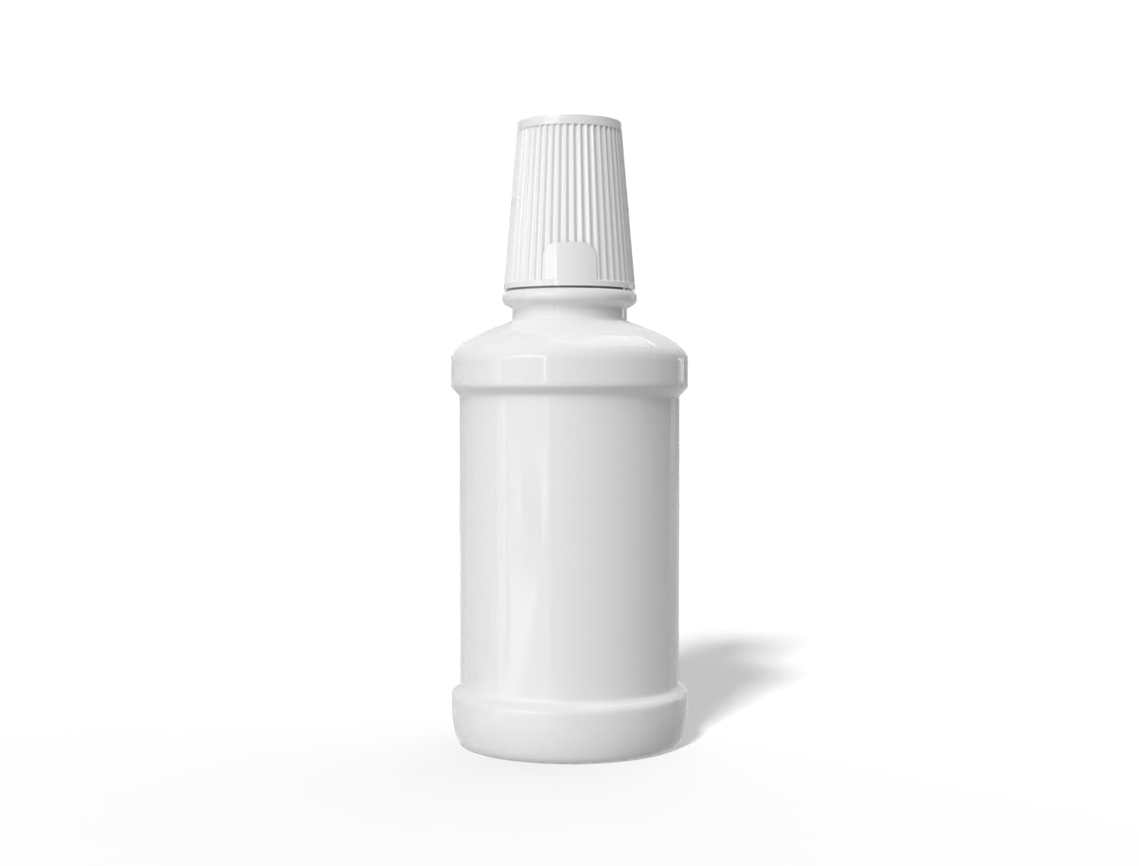 Bottles plastic product label — Glossy plastic