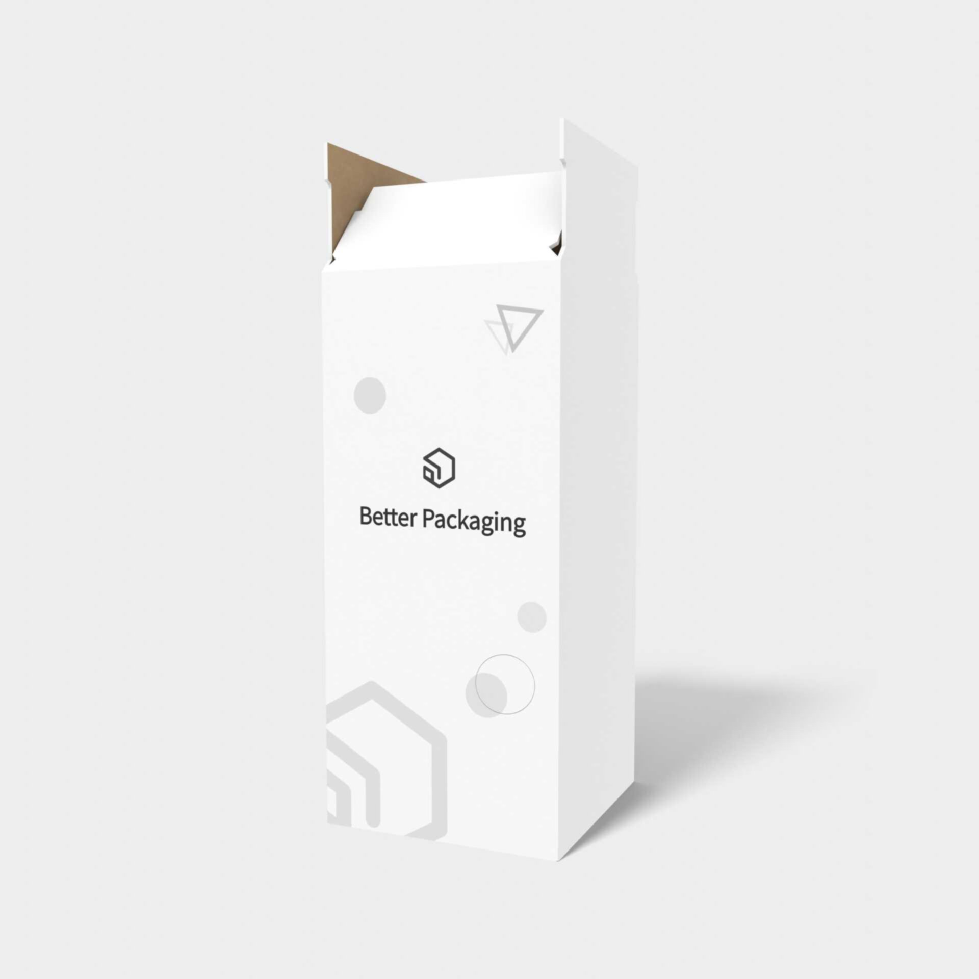 Tuck end box variations four folds exposure — E-flute corrugated board