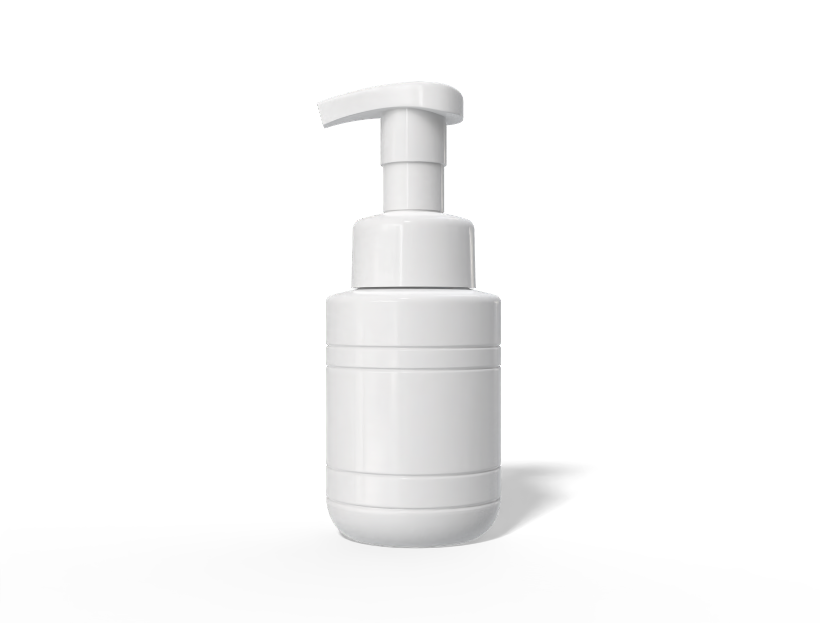 Bottles plastic product label — Glossy plastic