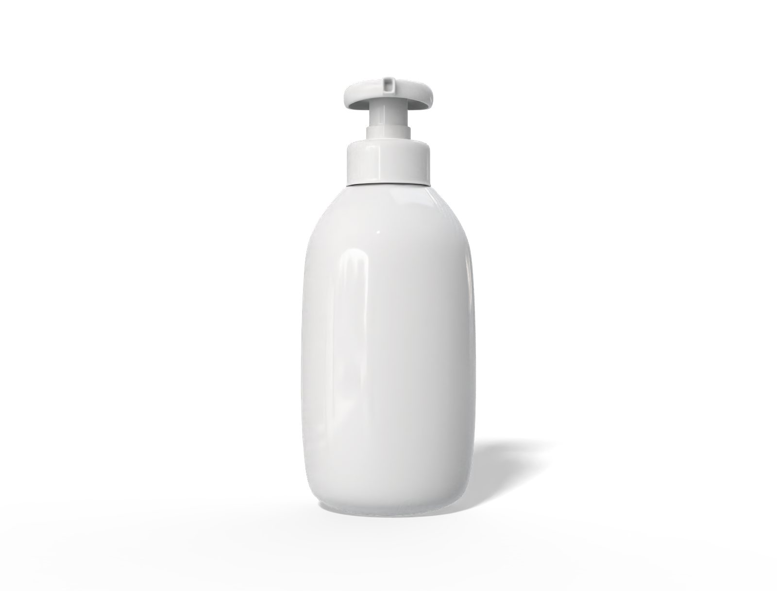 Bottles plastic product label — Glossy plastic