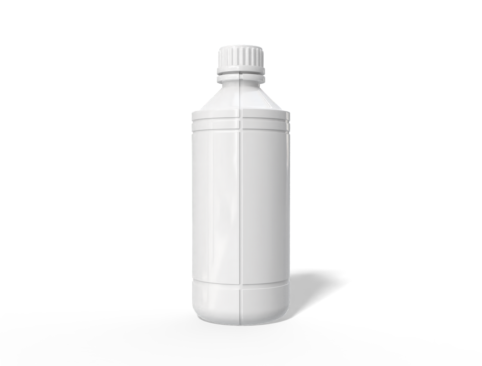 Bottles plastic product label — Glossy plastic