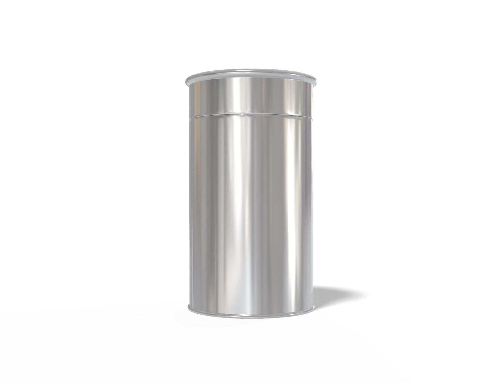 Cylindrical cans aluminum cans tin — Glossy metal
