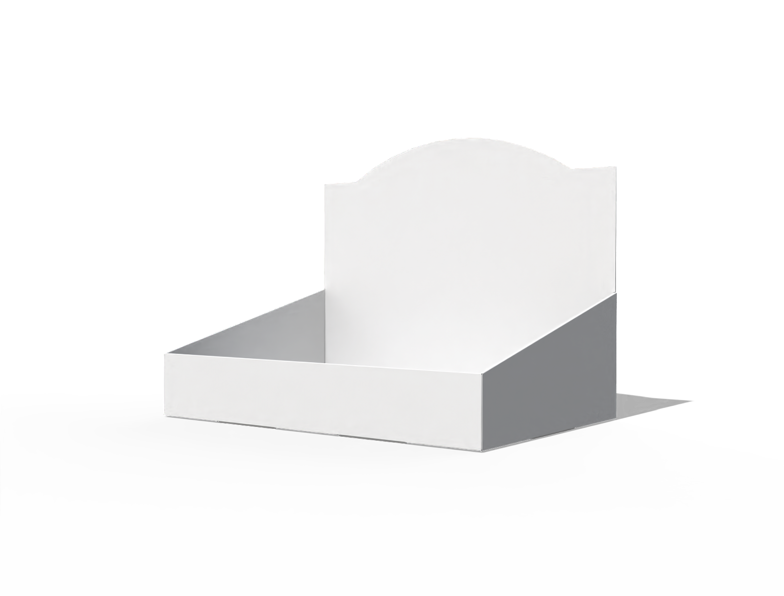 Retail display box — White paperboard