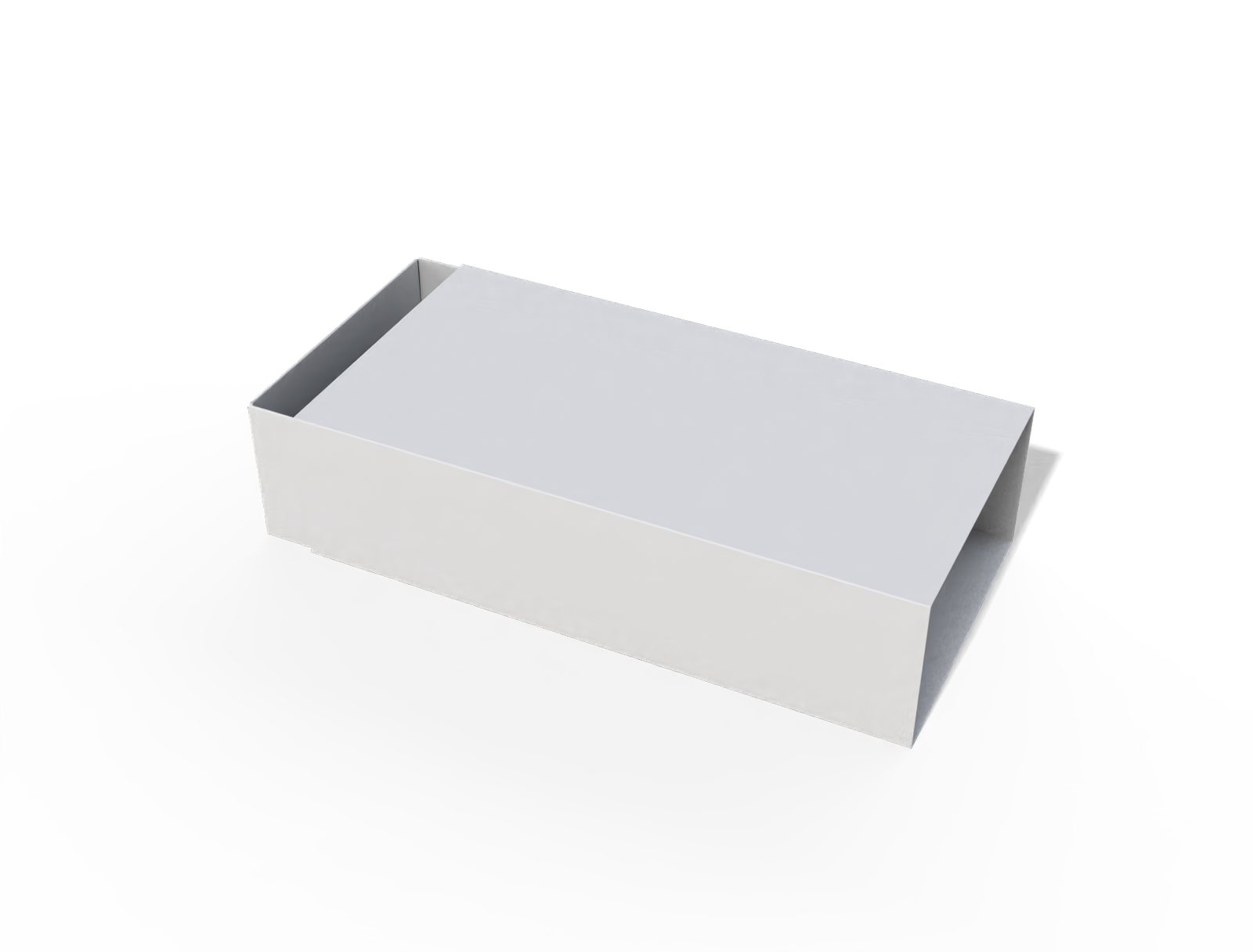 Food drawer box — White paperboard