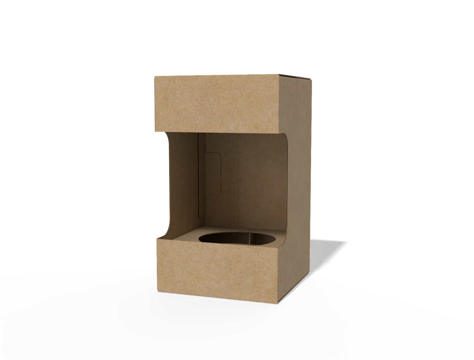 Display box — E-flute corrugated board