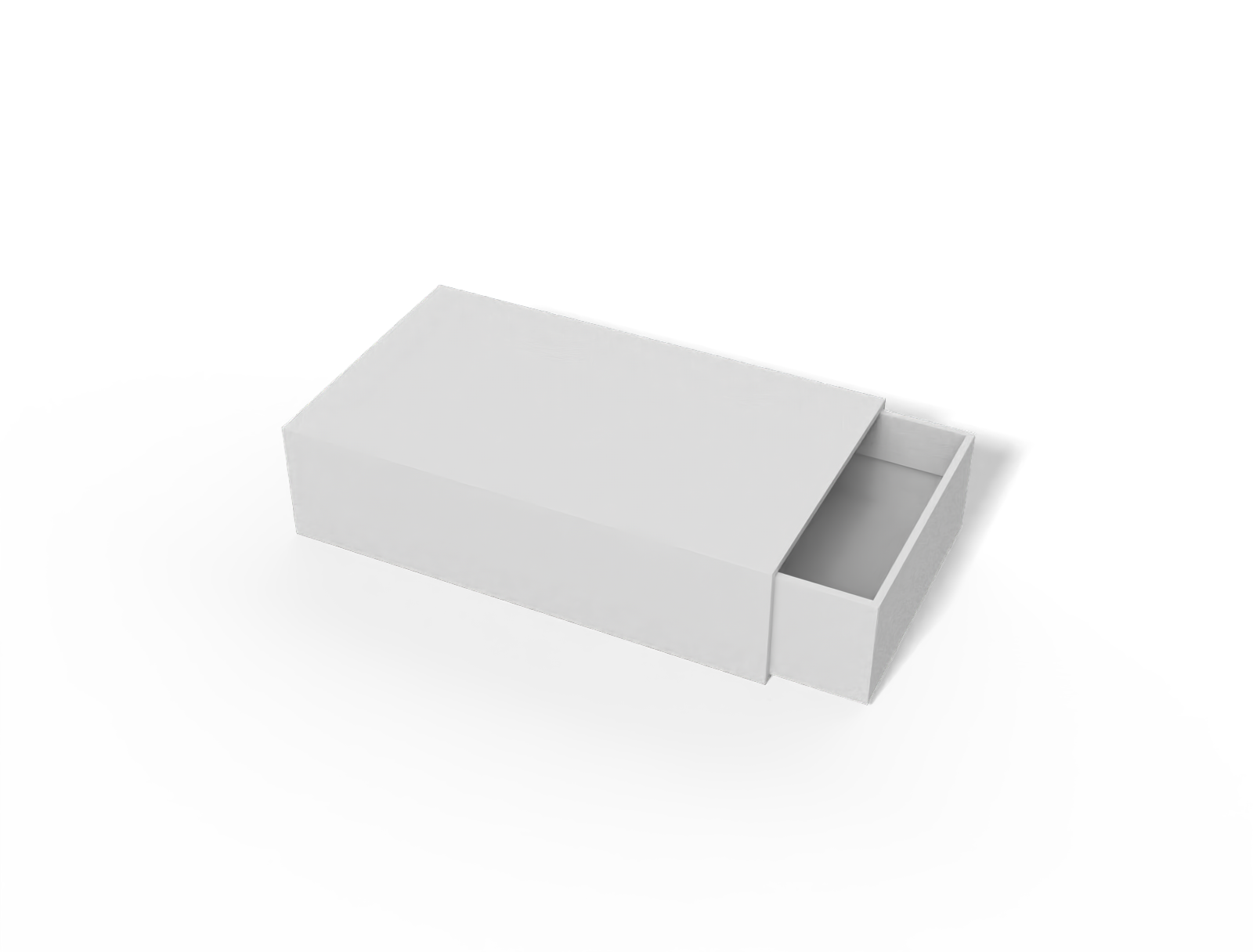 Jewellery drawer box — White paperboard