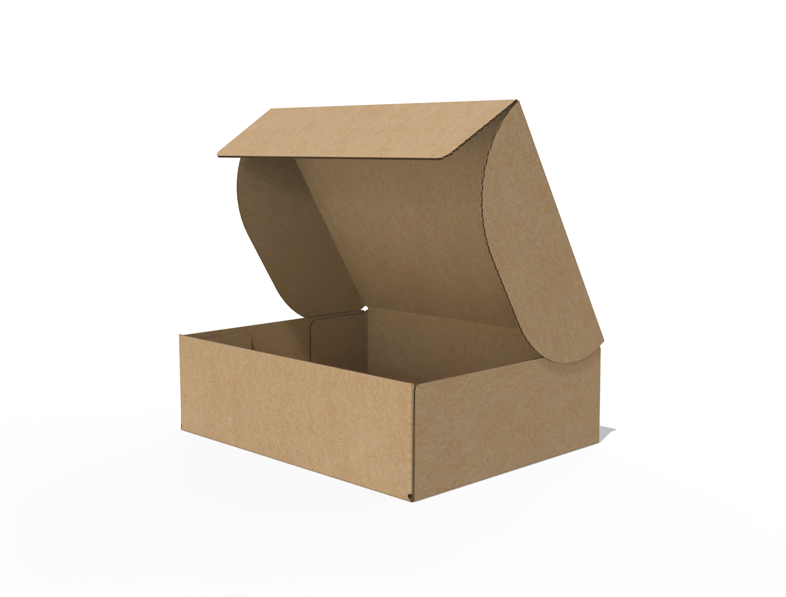 Flip top tuck front mailer box — Corrugated board