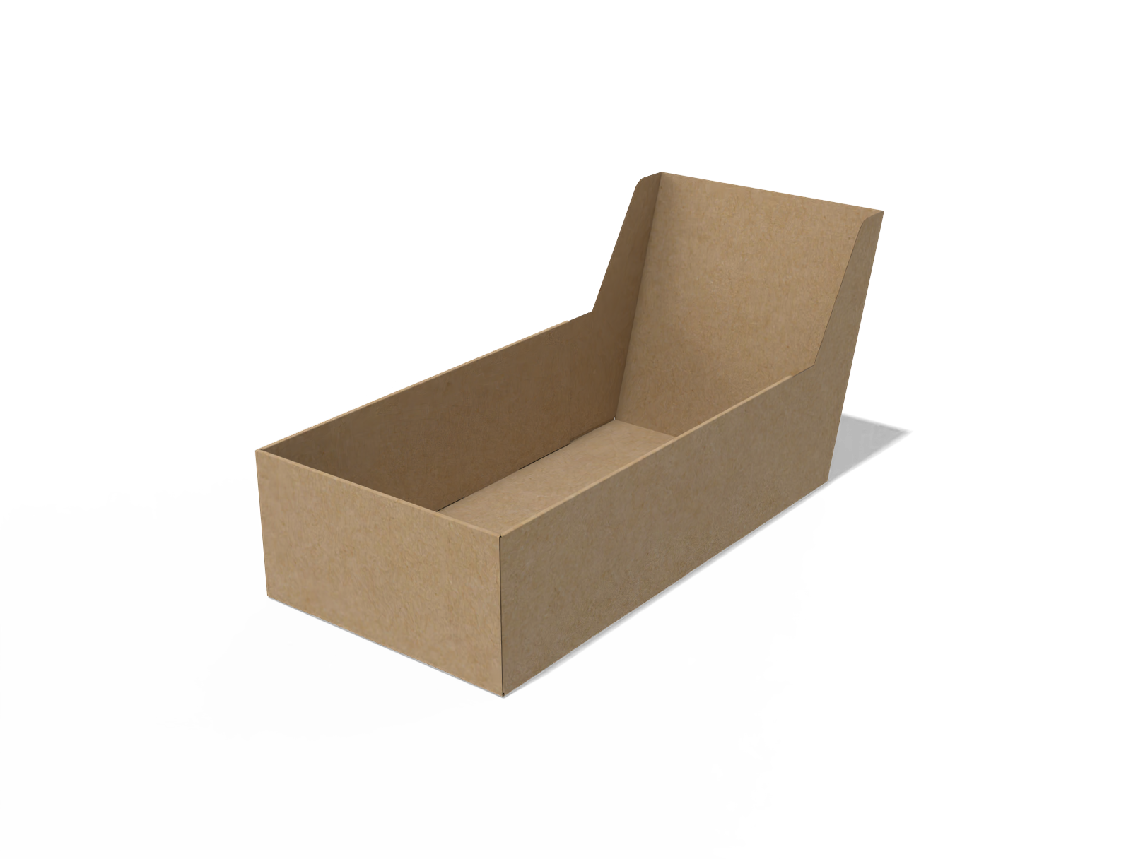 FEFCO 0808 cardboard display box — E-flute corrugated board