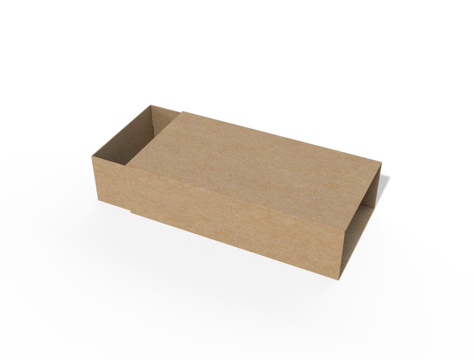 Sleeve gift box with window — White paperboard