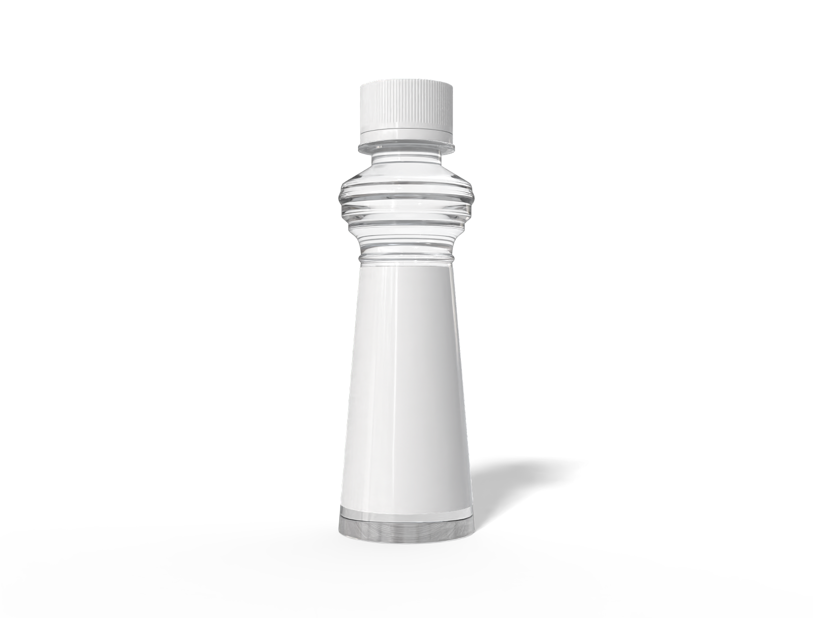 Bottles plastic product label — Glossy plastic