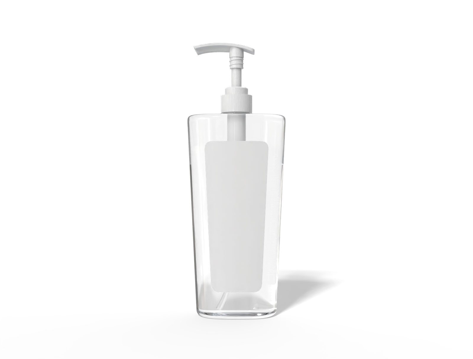 Bottles plastic product label — Glossy plastic