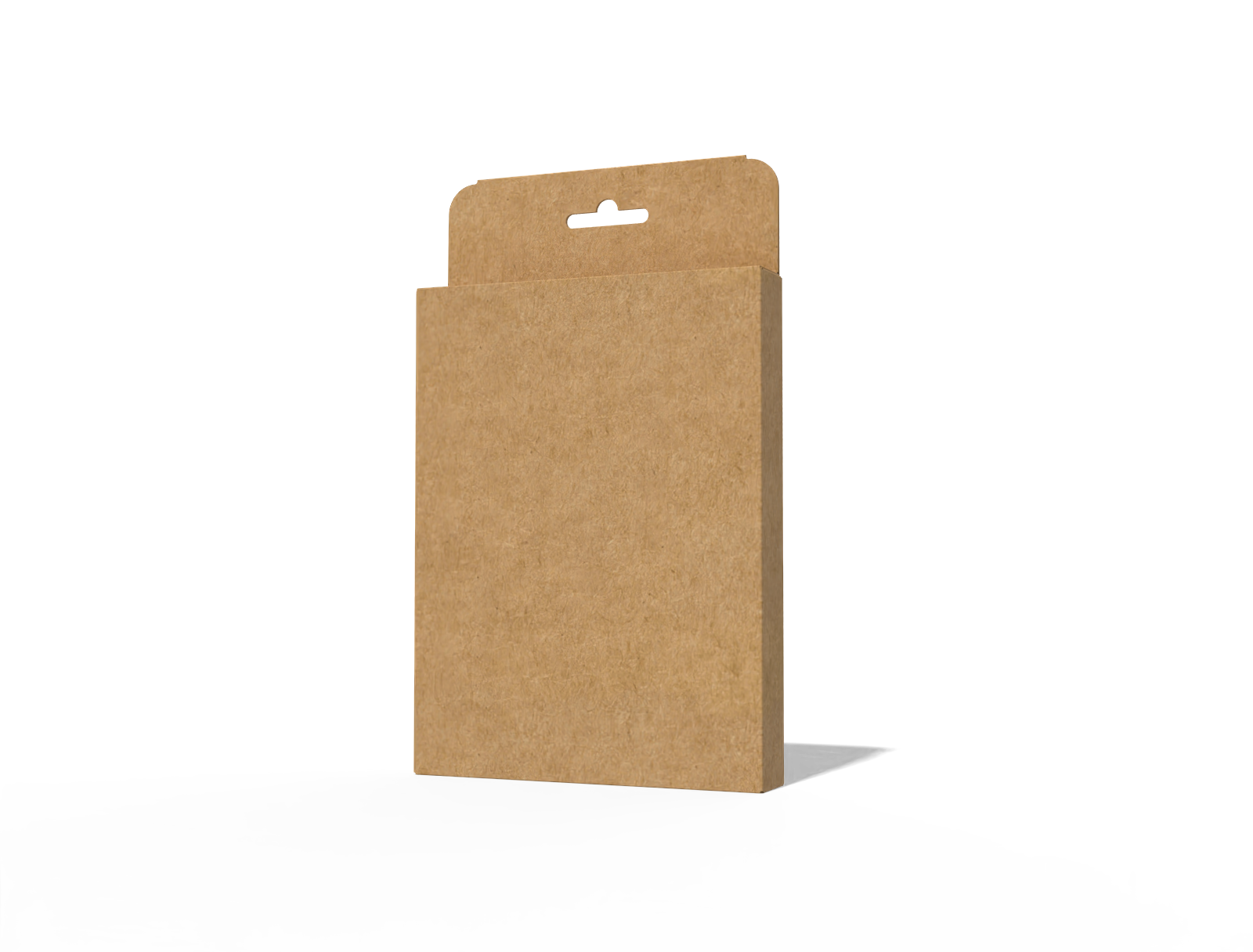 Hanging extra slim tall box — White paperboard
