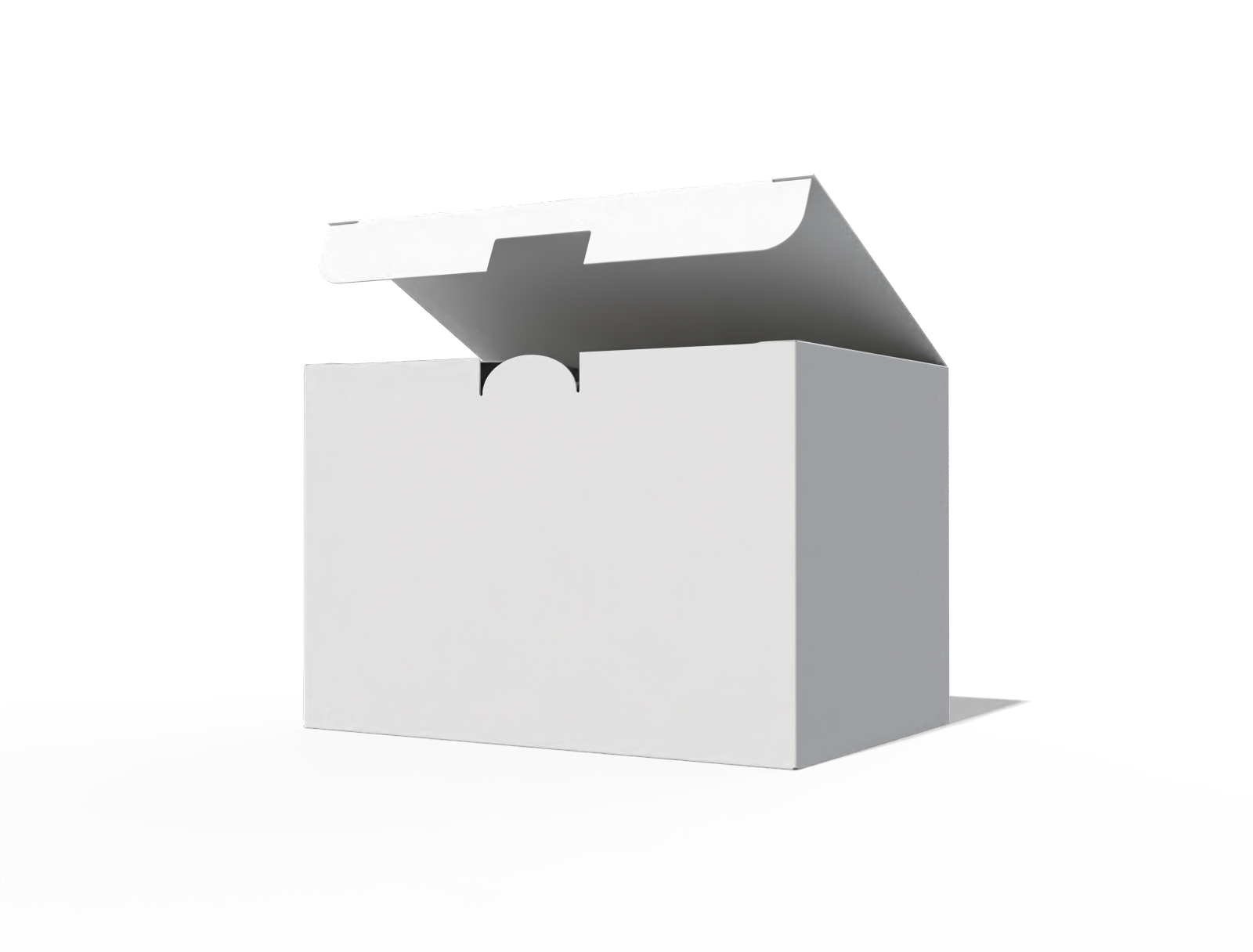 Tuck end boxes easy lock-top — White paperboard