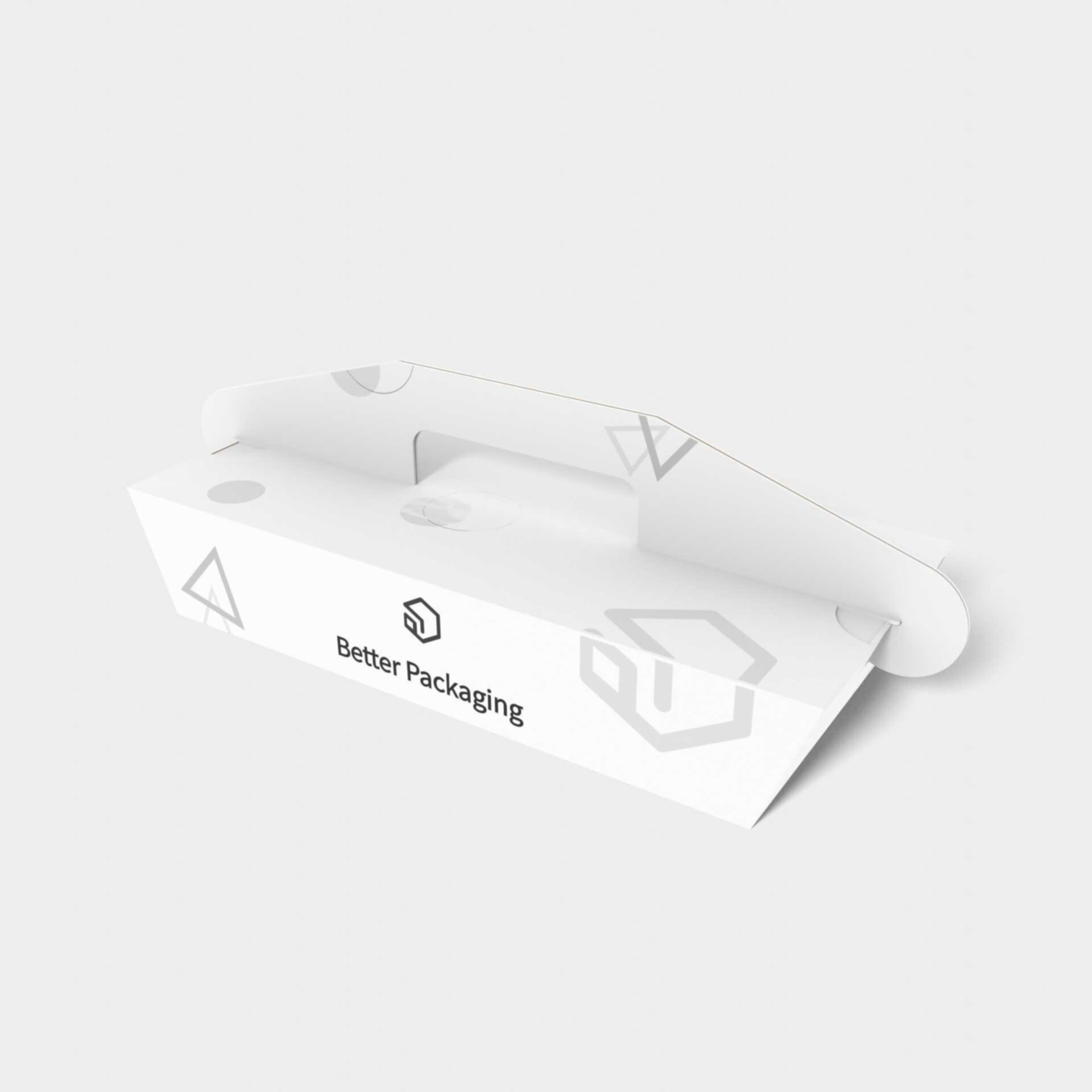 Tray boxes trapezoid auto lock — Corrugated board