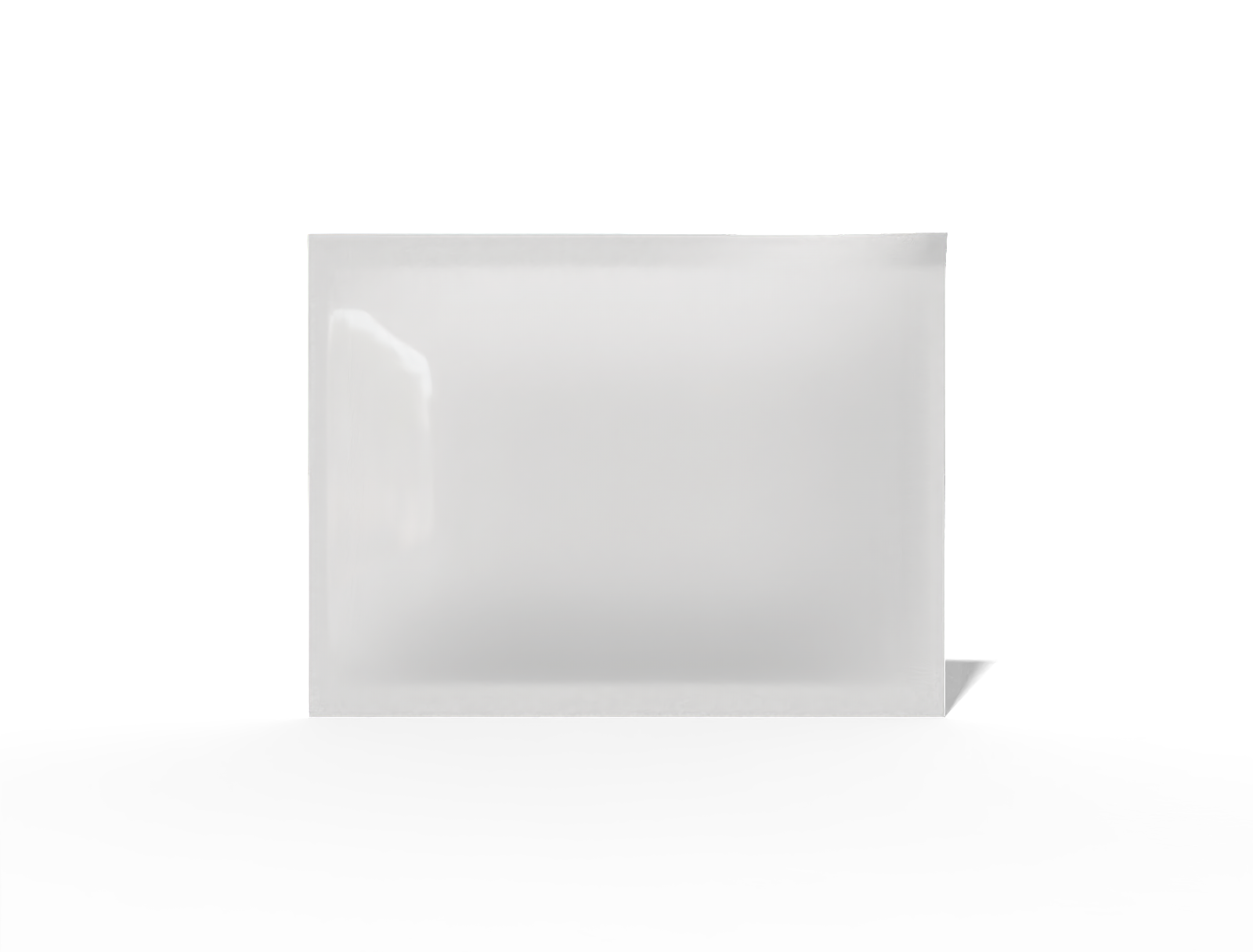 13 × 10 three-side seal coffee sachet — Glossy plastic