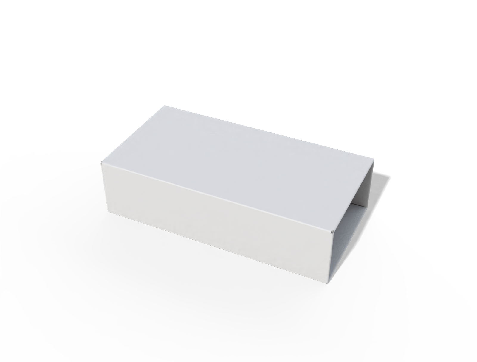 Double-layer sleeve — White paperboard