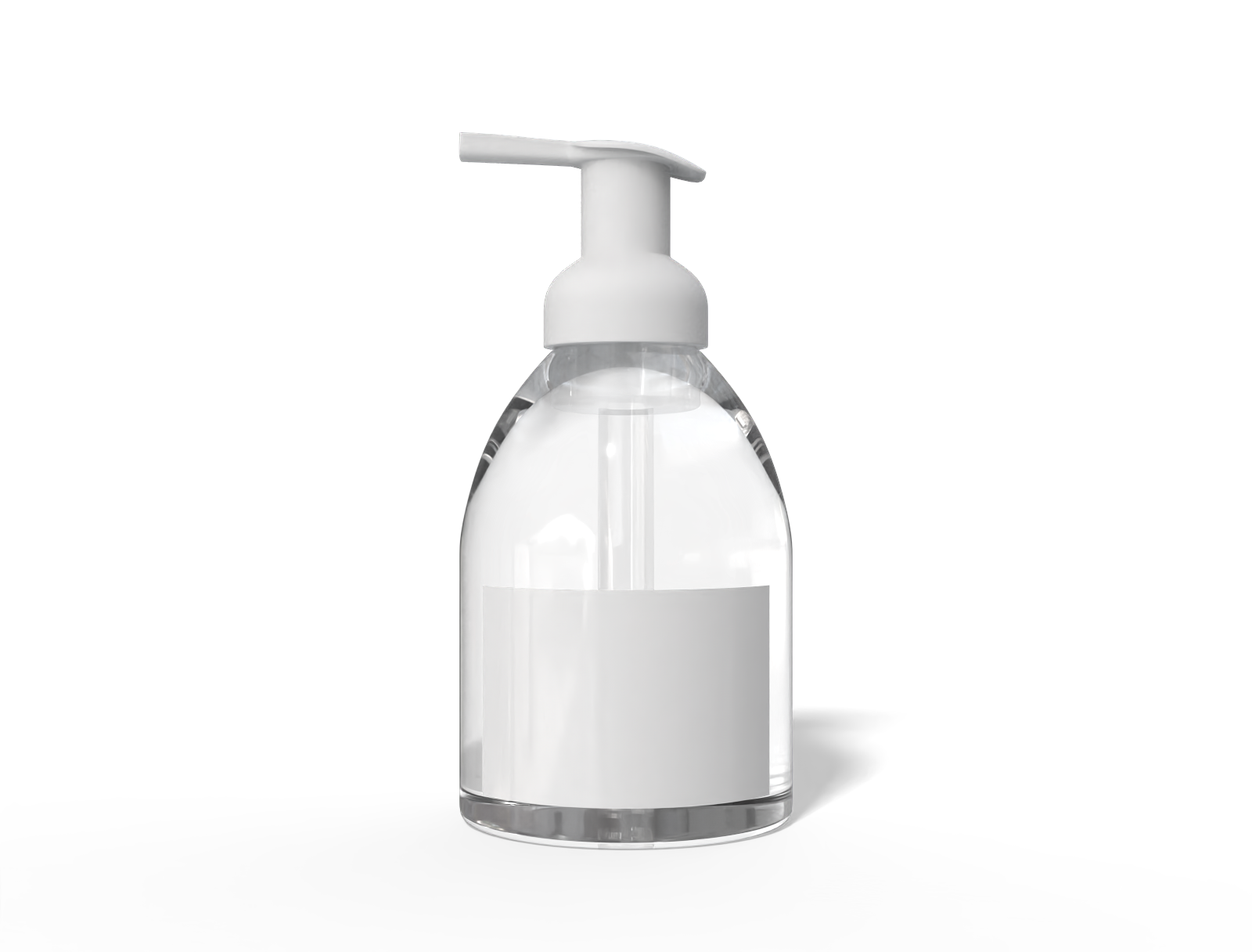 Bottles plastic cylindrical — Glossy plastic