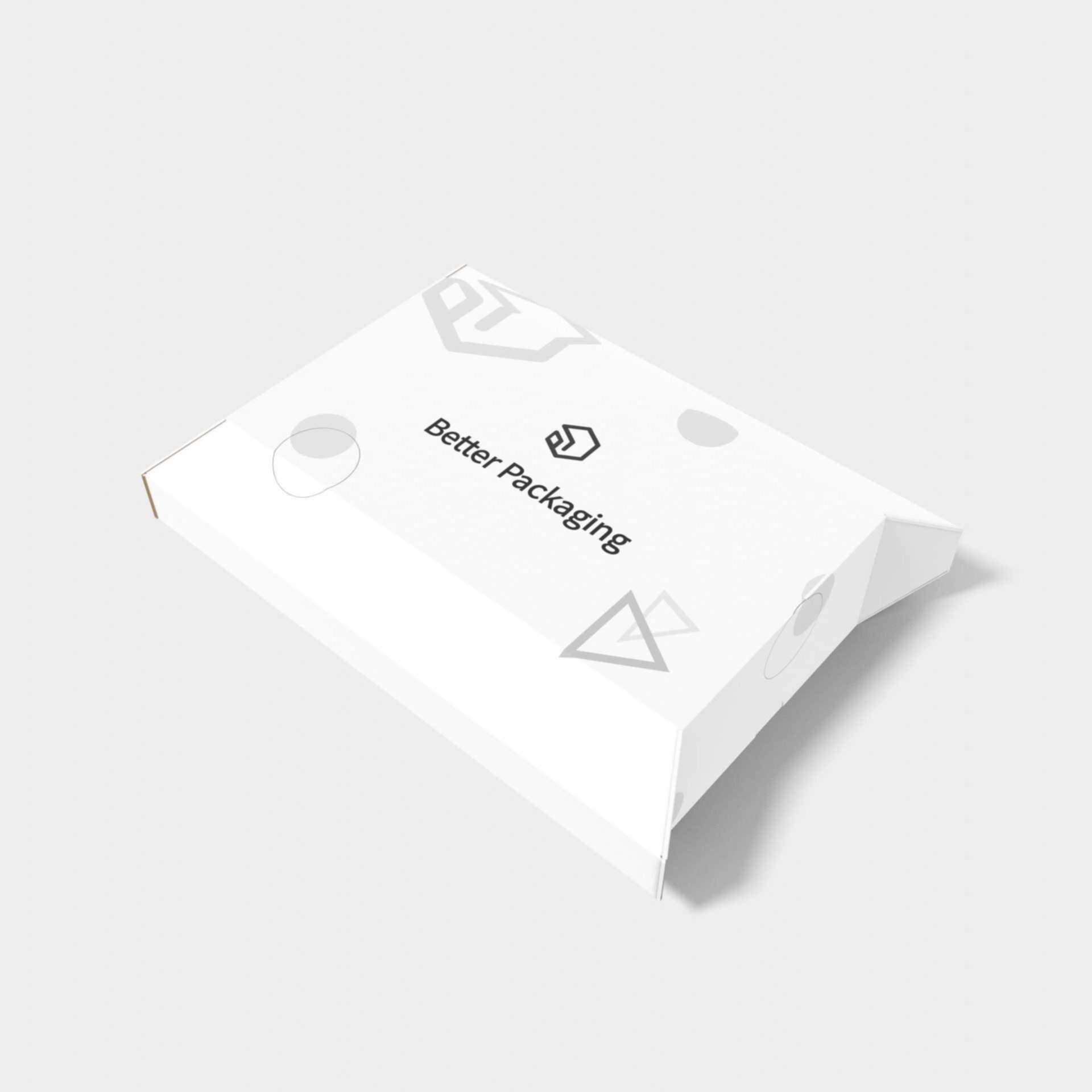 Polygonal boxes hexagonal side width — White paperboard