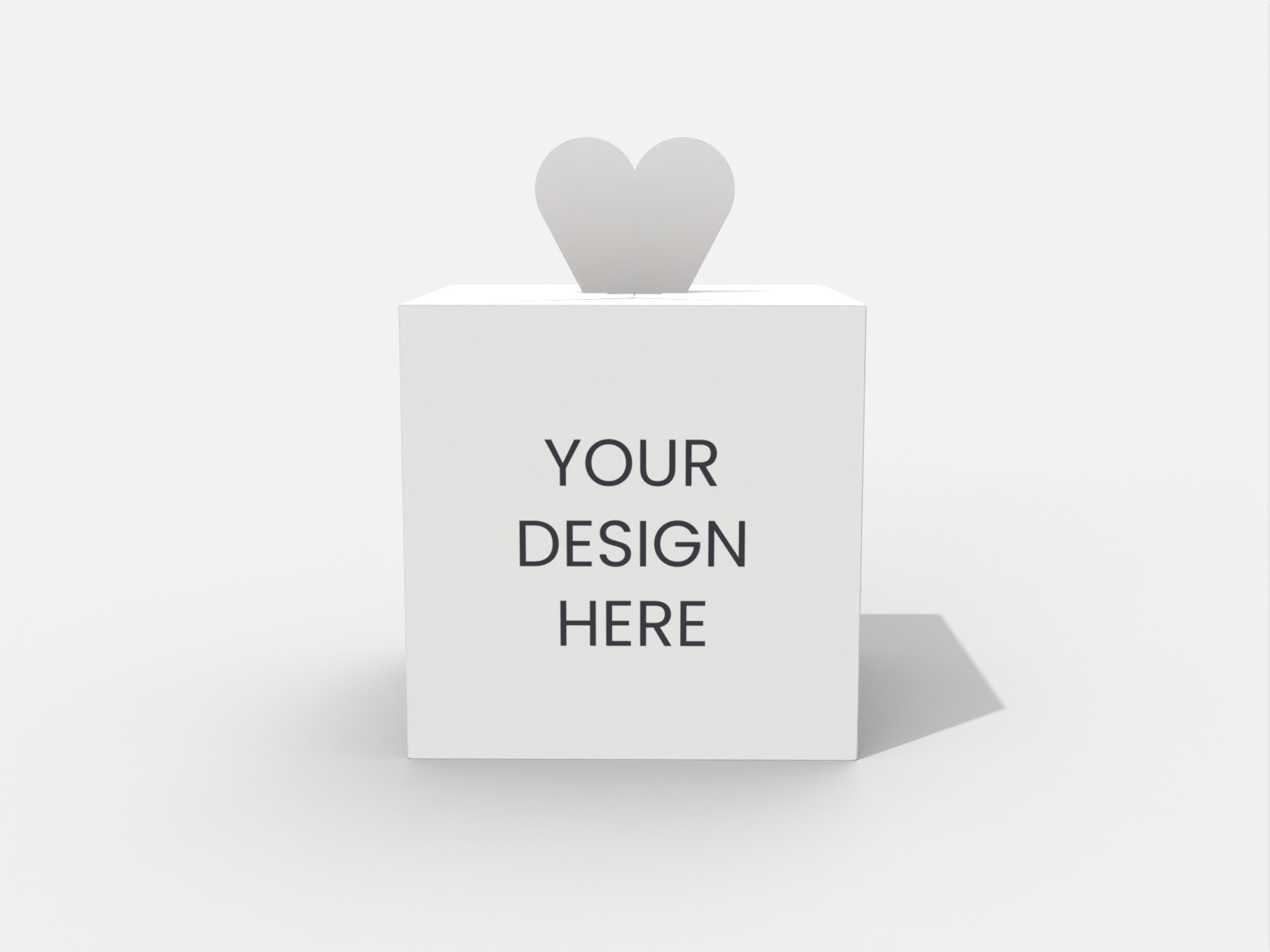 Christmas fruit gift box packaging — White paperboard