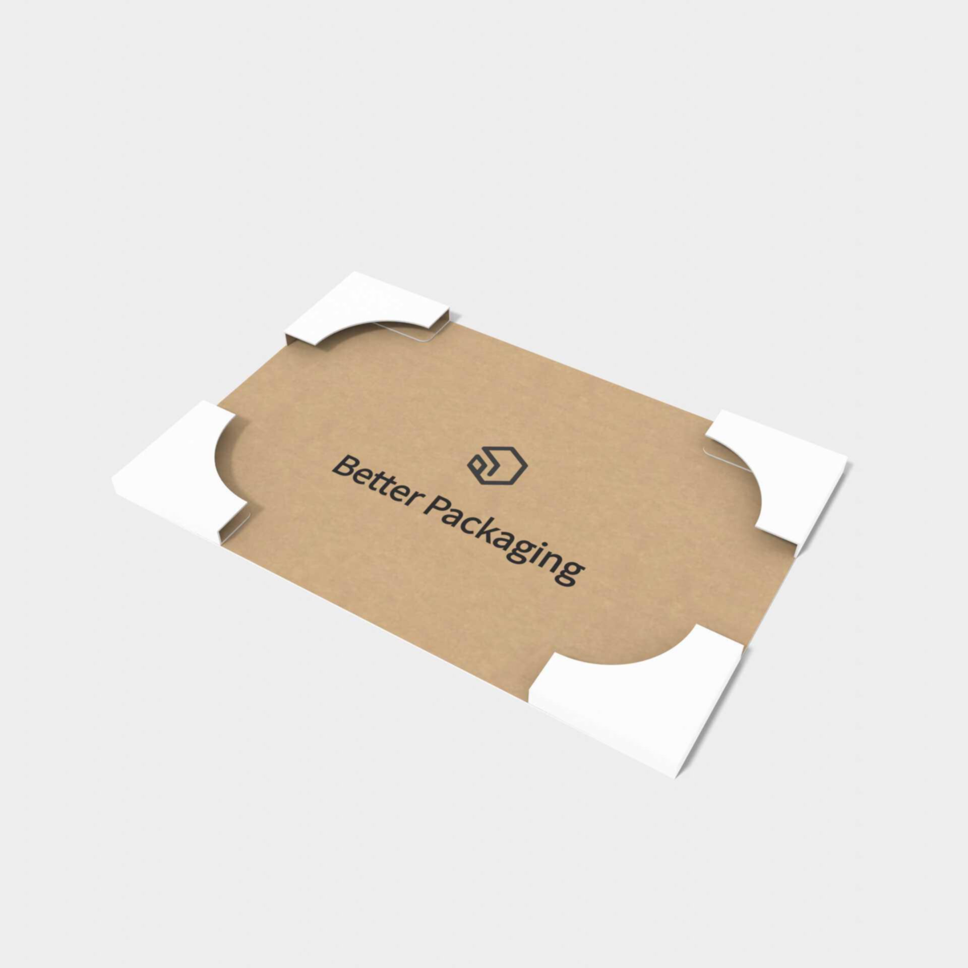 Tray box — White paperboard