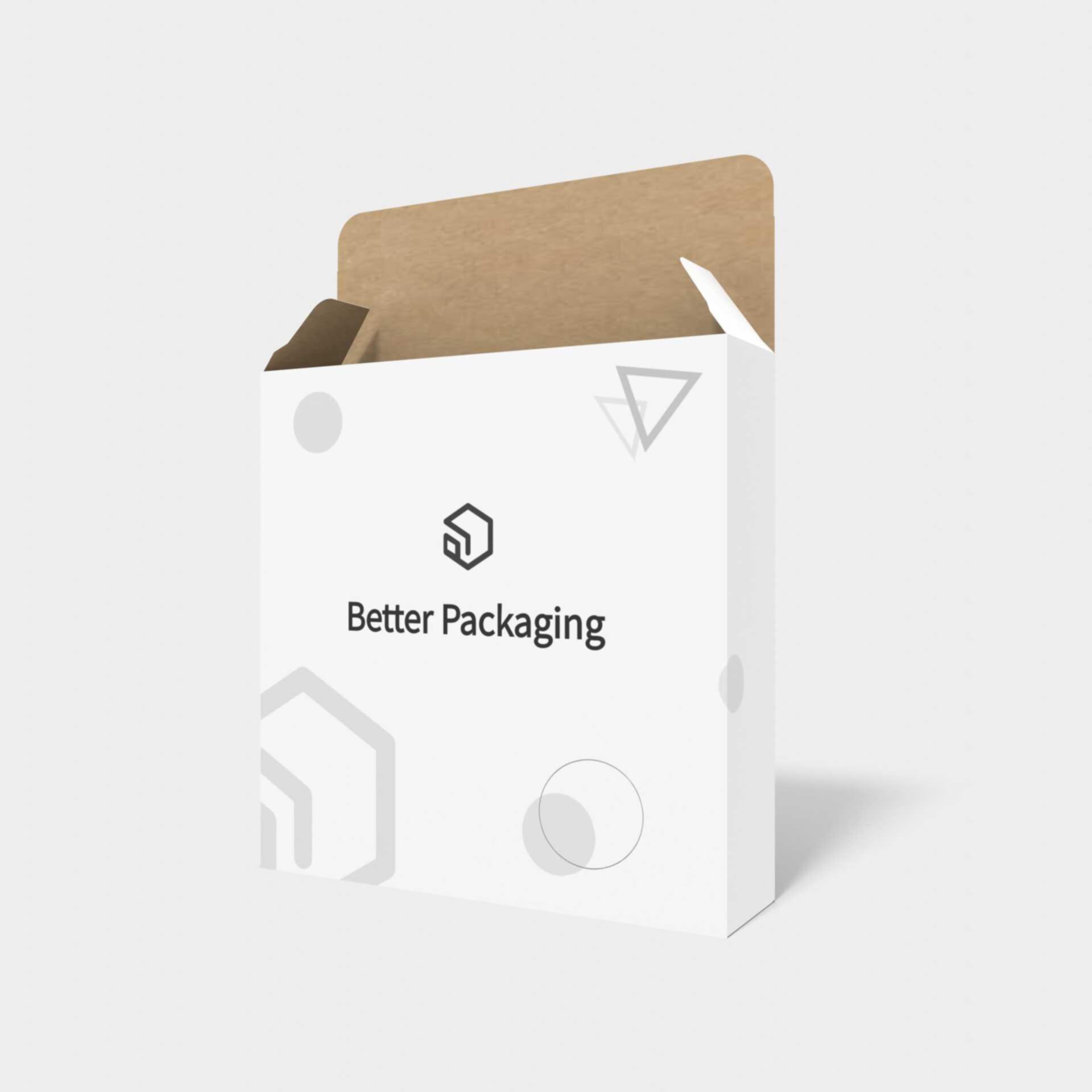 Tuck end box variations cardboard dividers lock inserts — White paperboard