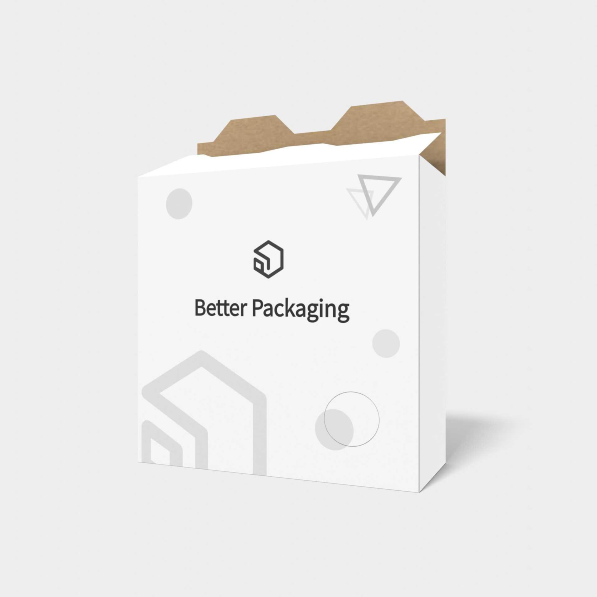 Tuck end box variations pin-style double snap lock bottom — White paperboard