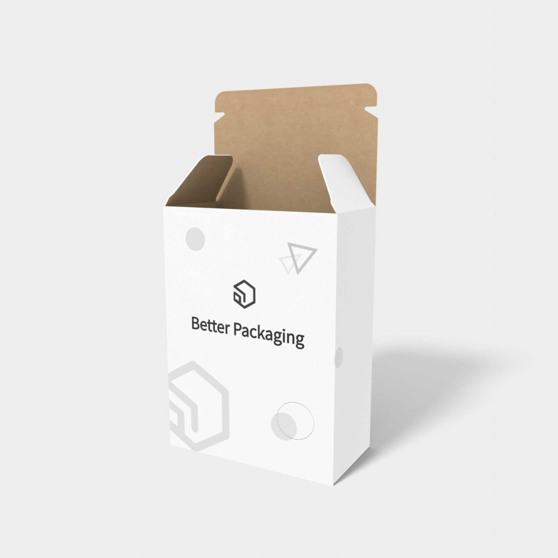 Pvc boxes reverse inserts diagonal lock — Glossy plastic