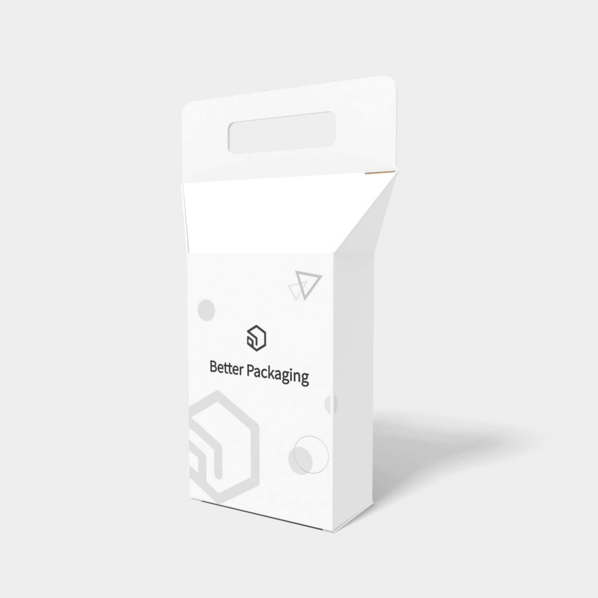 Tuck end box variations sealing bottom inserts — White paperboard