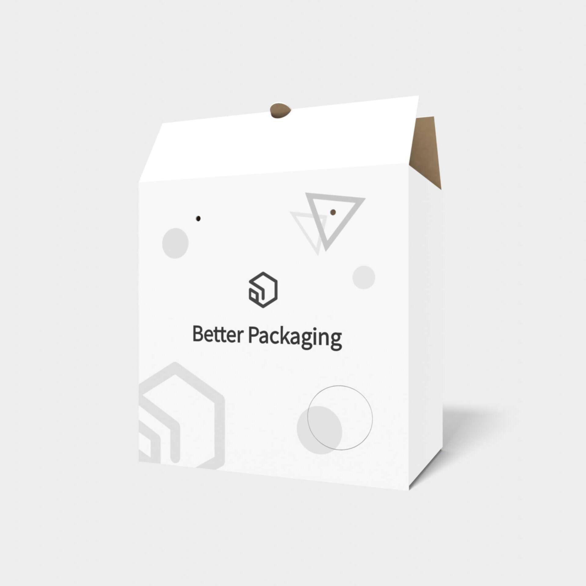 Tuck end box variations security buckles two-inserted top — Corrugated board