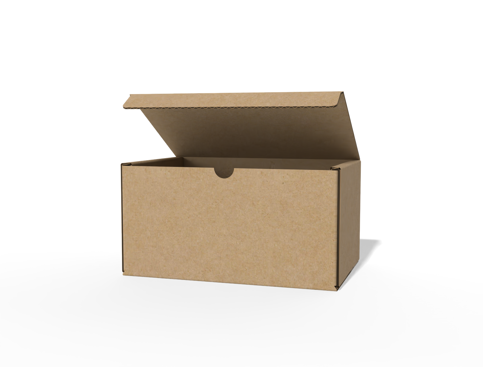 FEFCO 0470 flip top boxes polygonal lock inserts — E-flute corrugated board