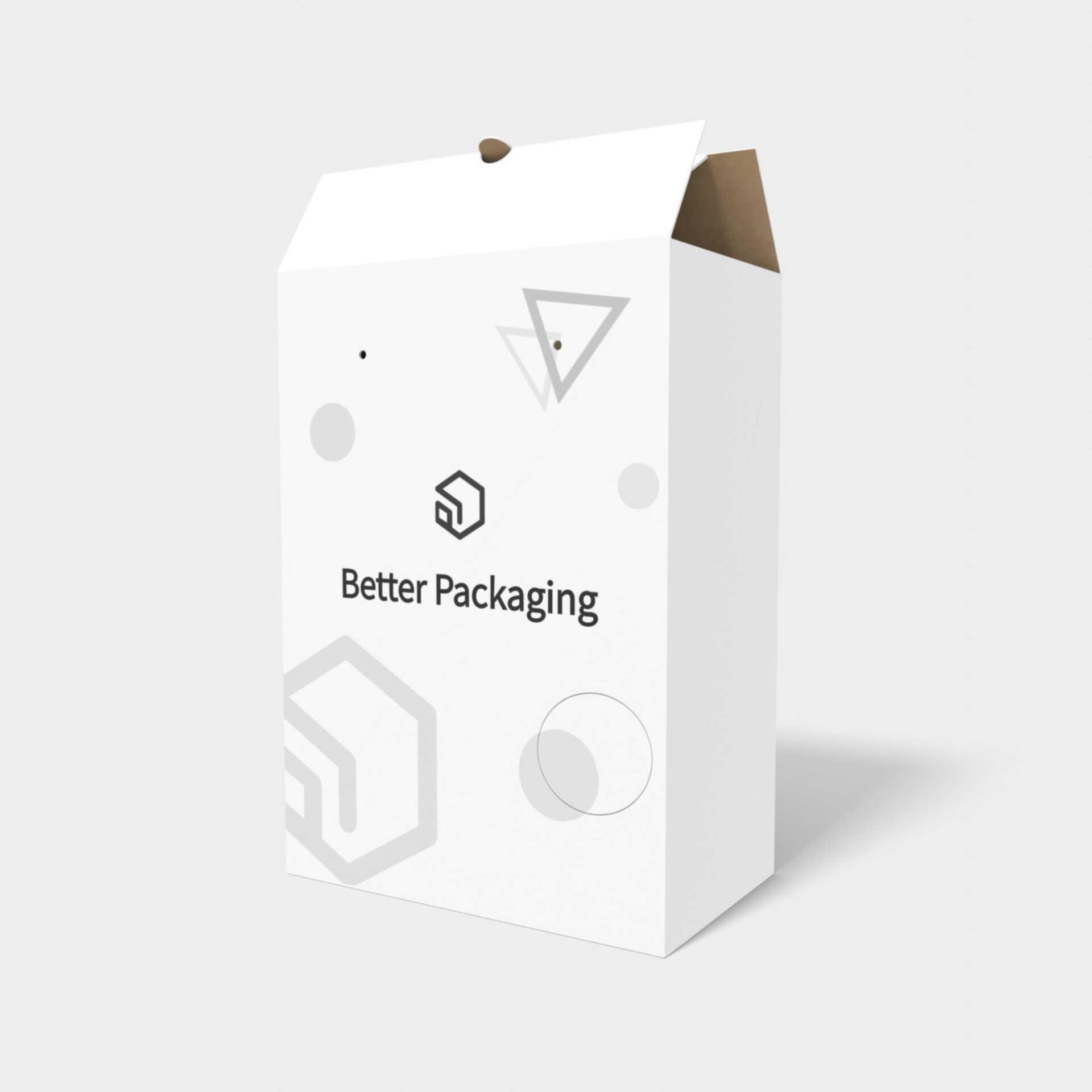Tuck end box variations security buckles two-inserted top — Corrugated board
