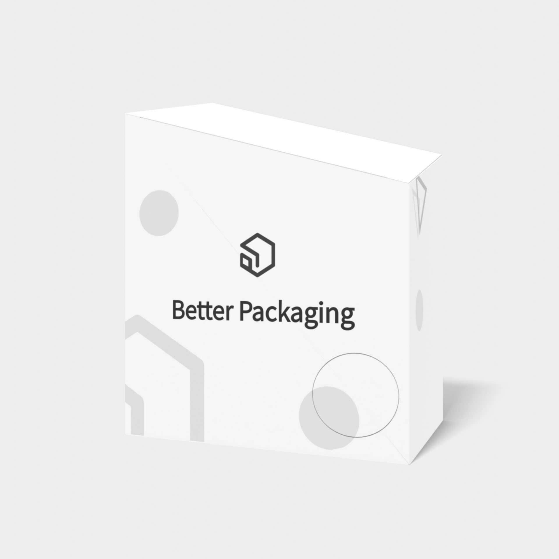 Tuck end boxes bevel auto bottome snap lock — White paperboard