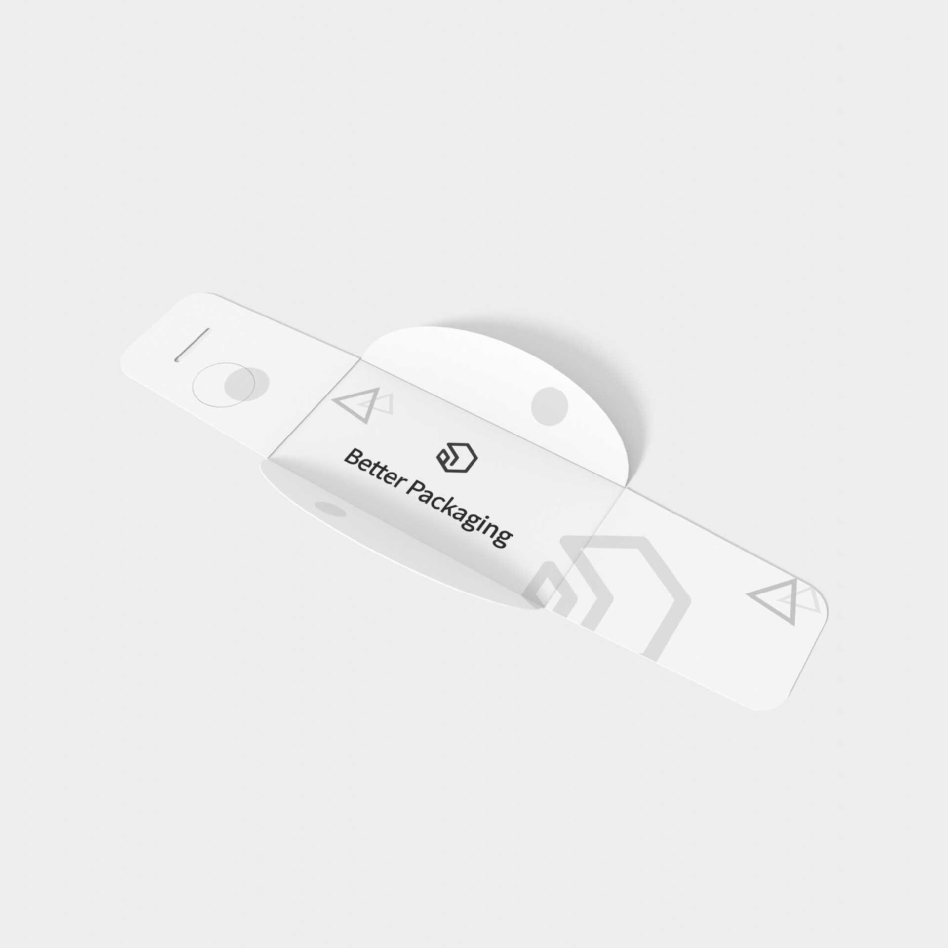 Pvc boxes reverse tuck ends pvc envelopes — Glossy plastic