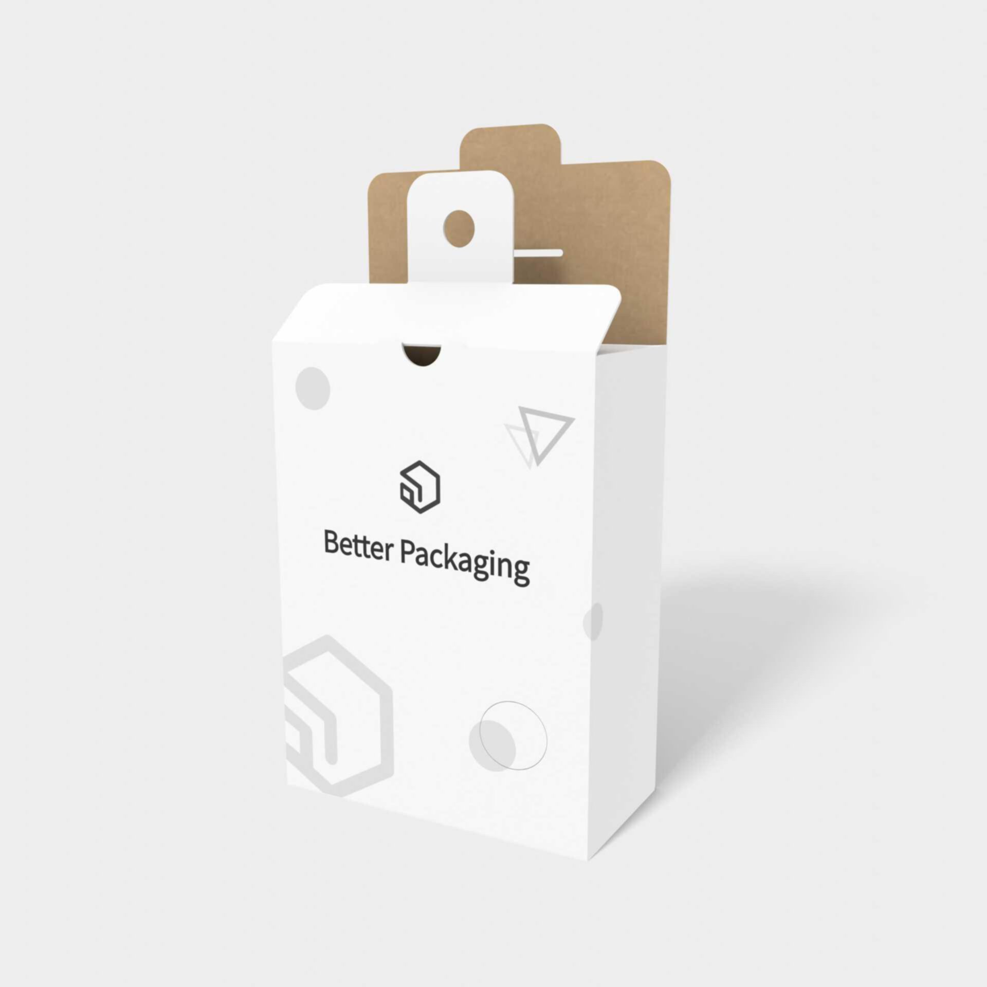 Pvc boxes hanging holes bottom buckles — Glossy plastic