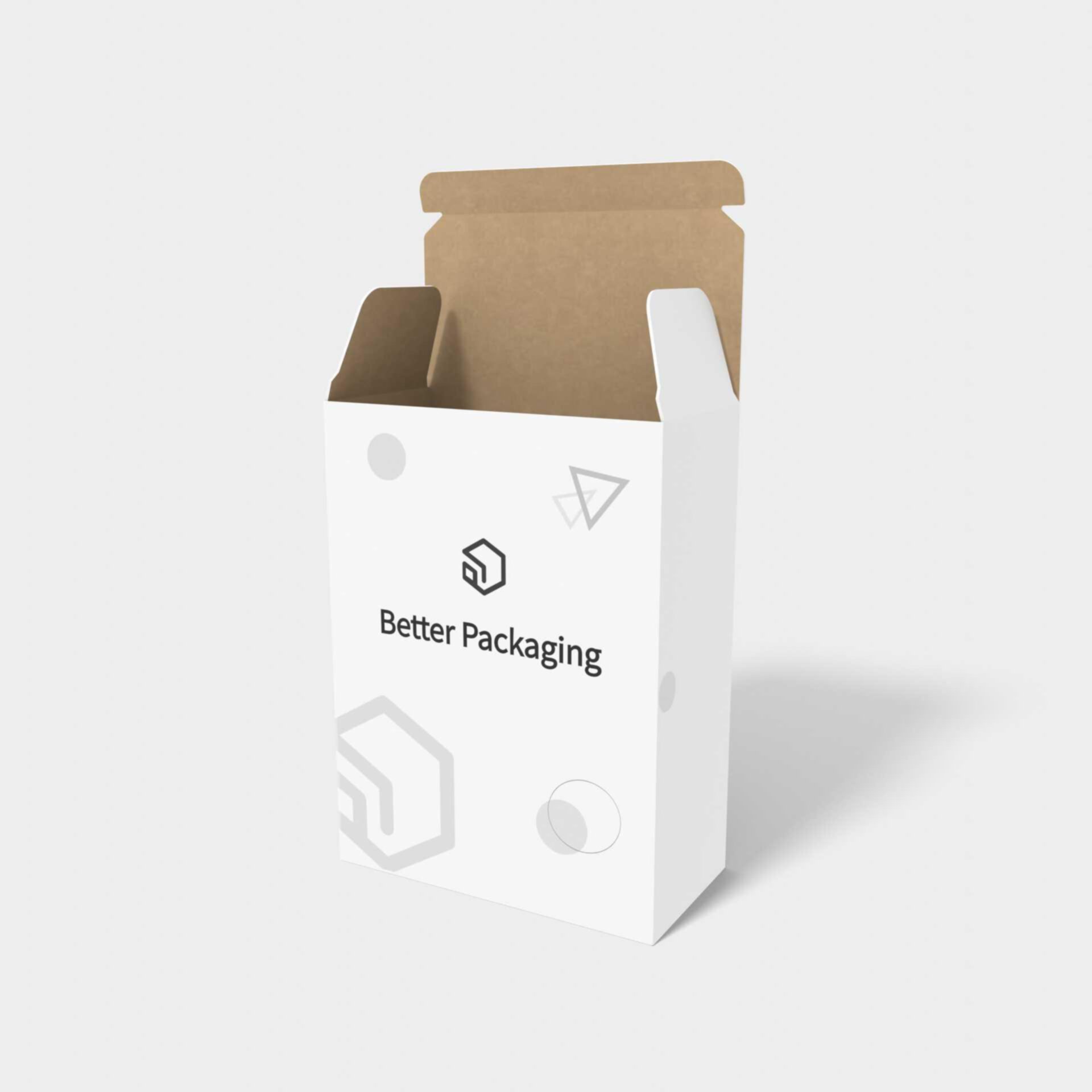 Pvc boxes reverse inserts diagonal lock — Glossy plastic