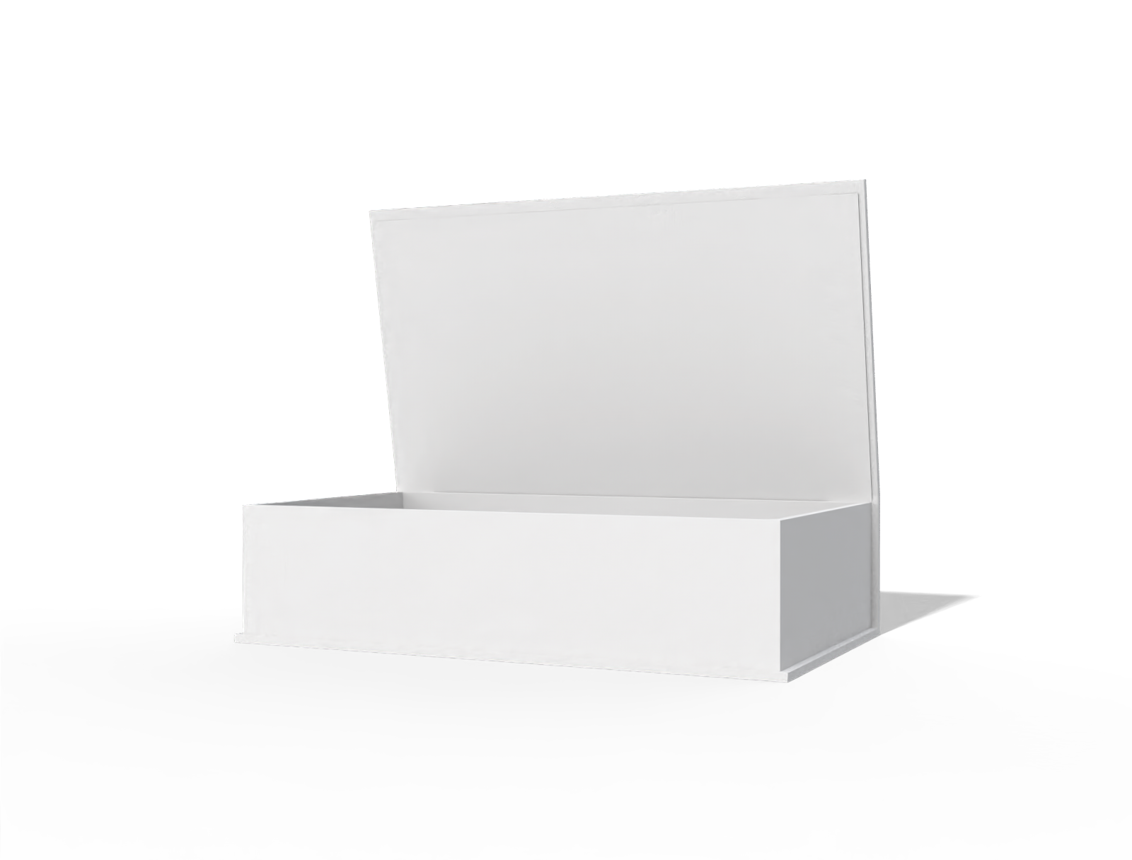Luxury rigid box — White paperboard