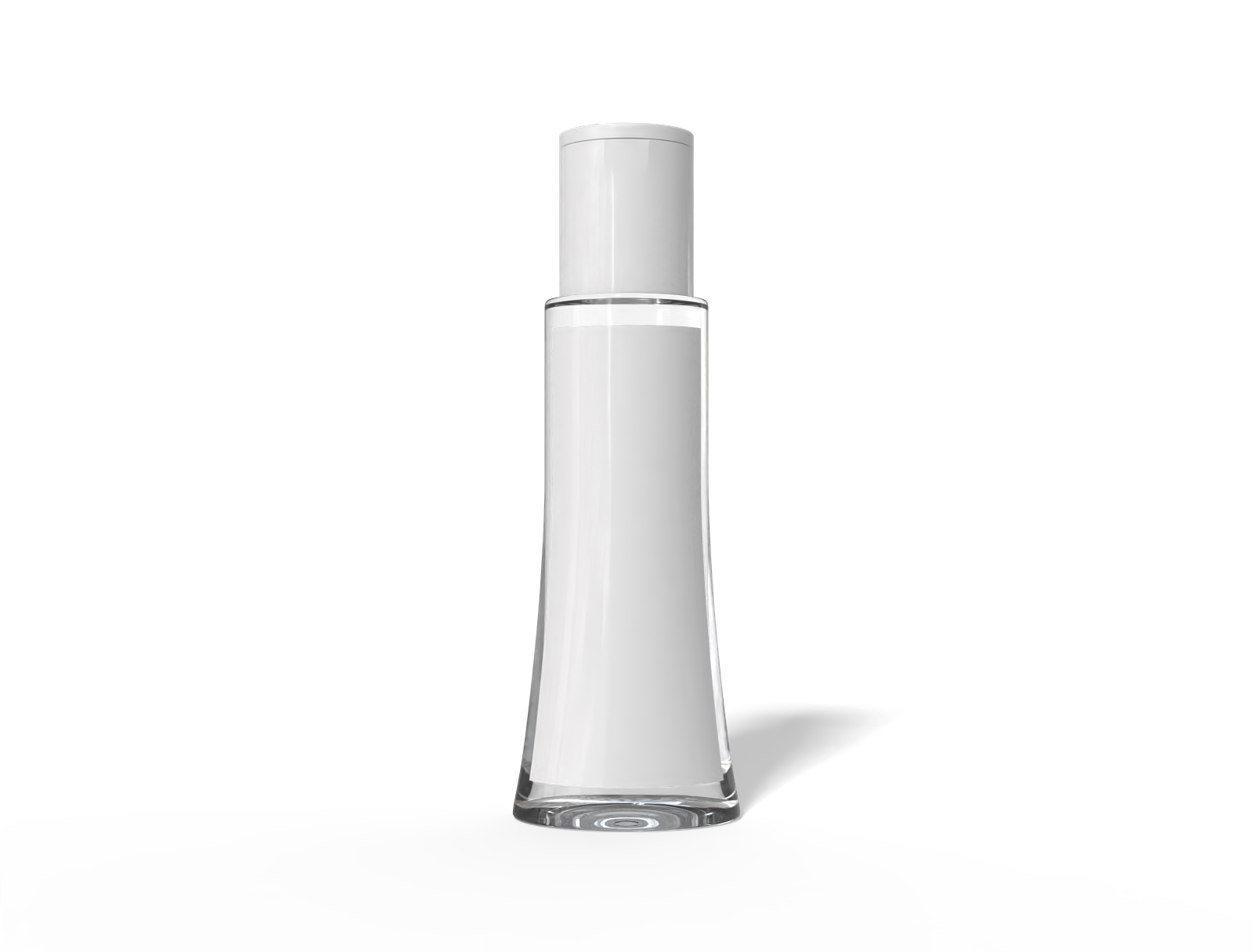 Bottles plastic product label — Glossy plastic
