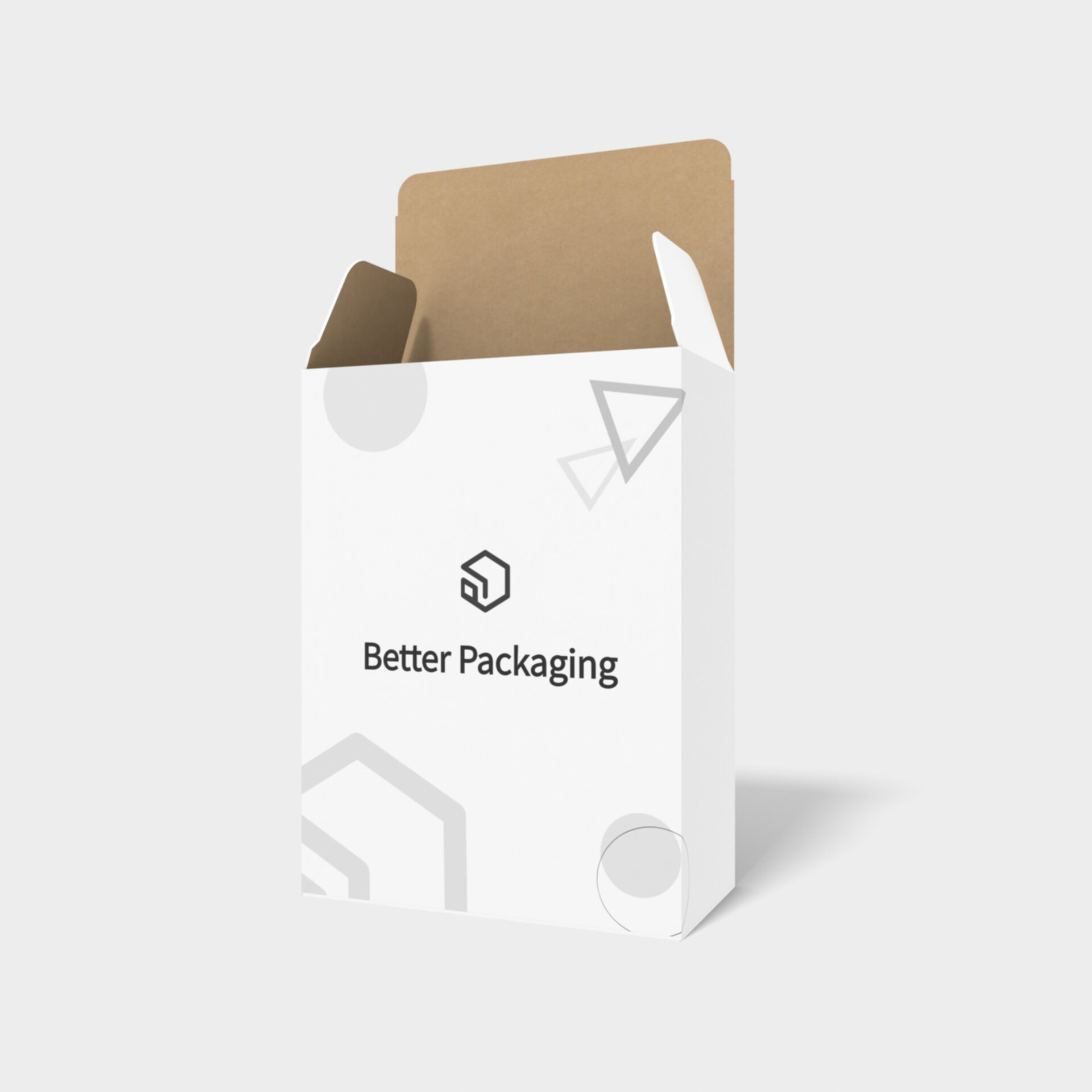 Pvc boxes open up positive three button bottom — Glossy plastic