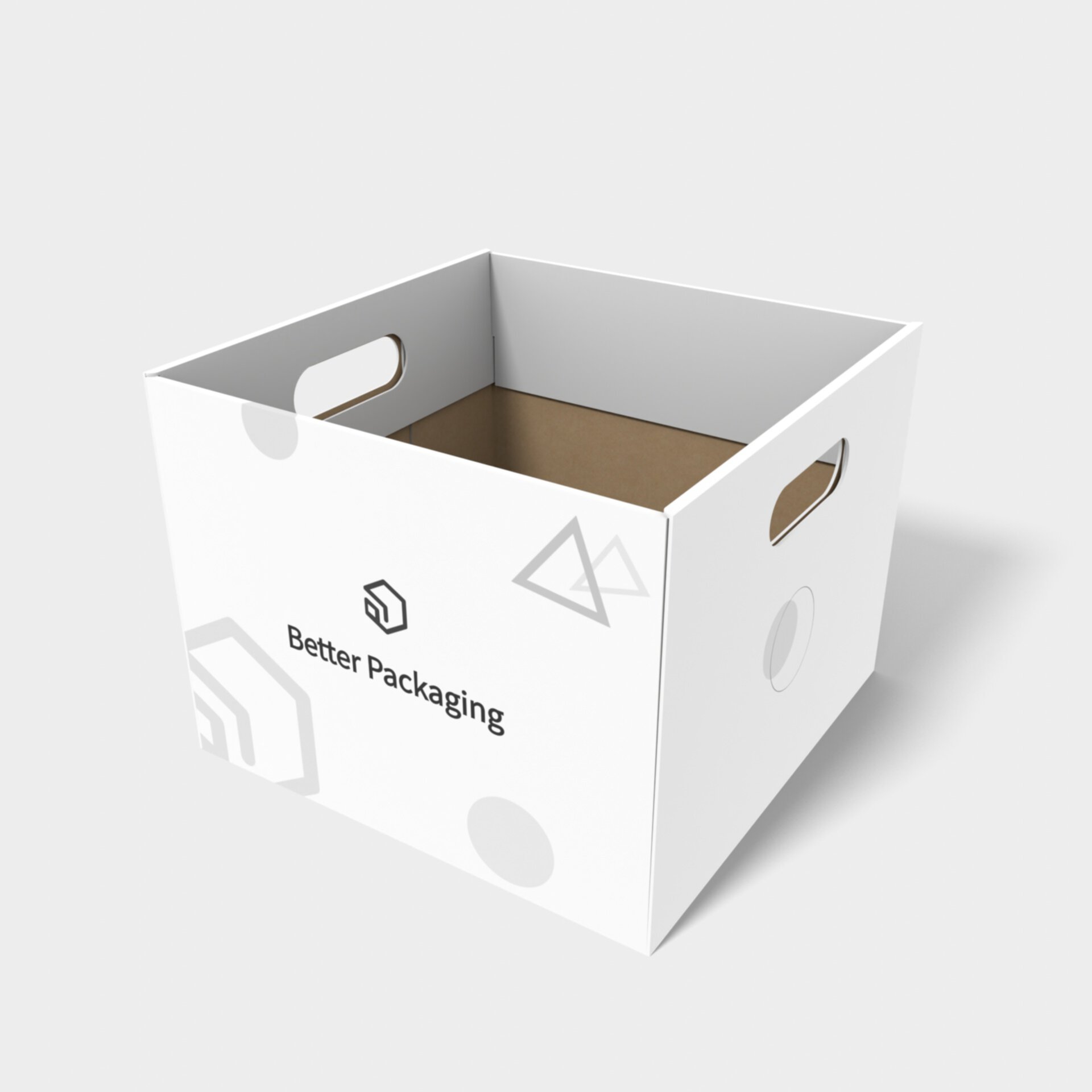 Tray boxes side lock inserts — Corrugated board