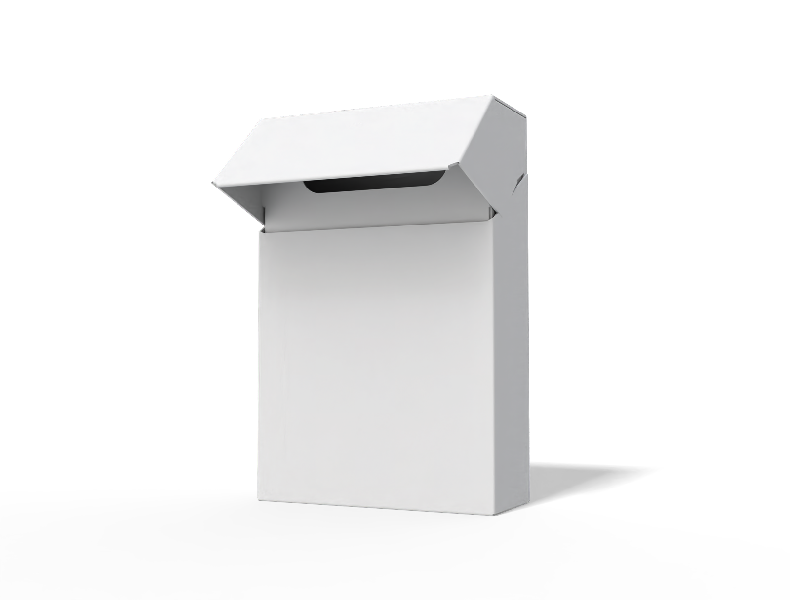Cigarette box — White paperboard