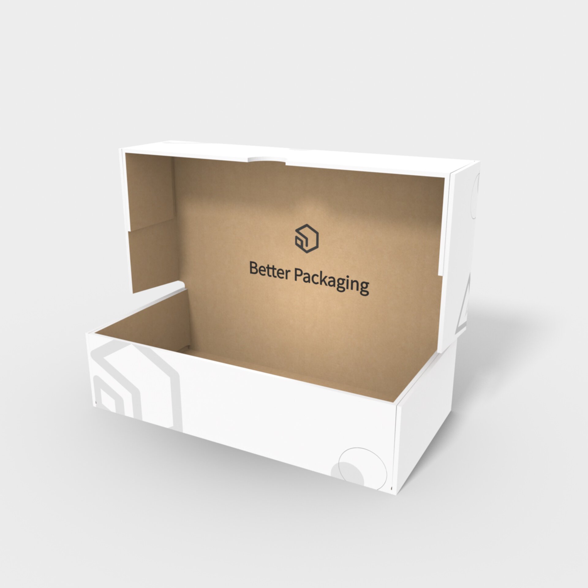 Flip top boxes folding tuck front box — Corrugated board