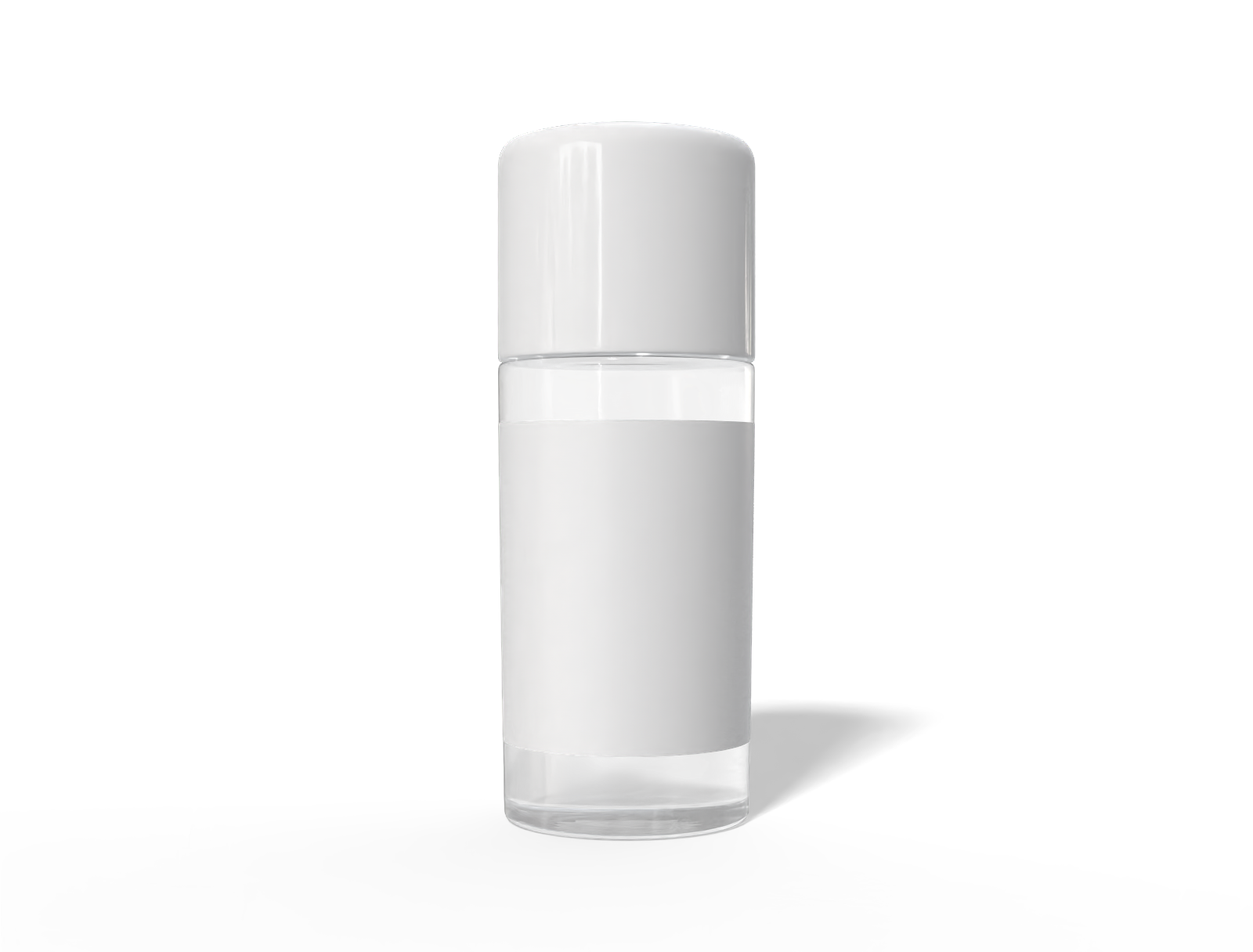 Bottles glass product label — Glossy plastic