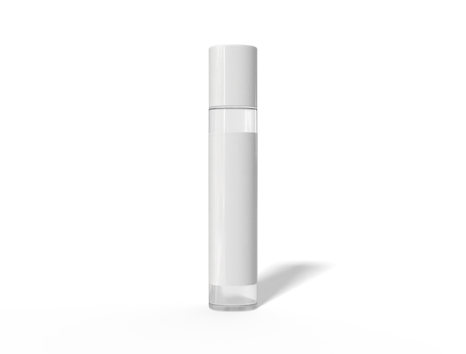 Bottles glass product label — Glossy metal